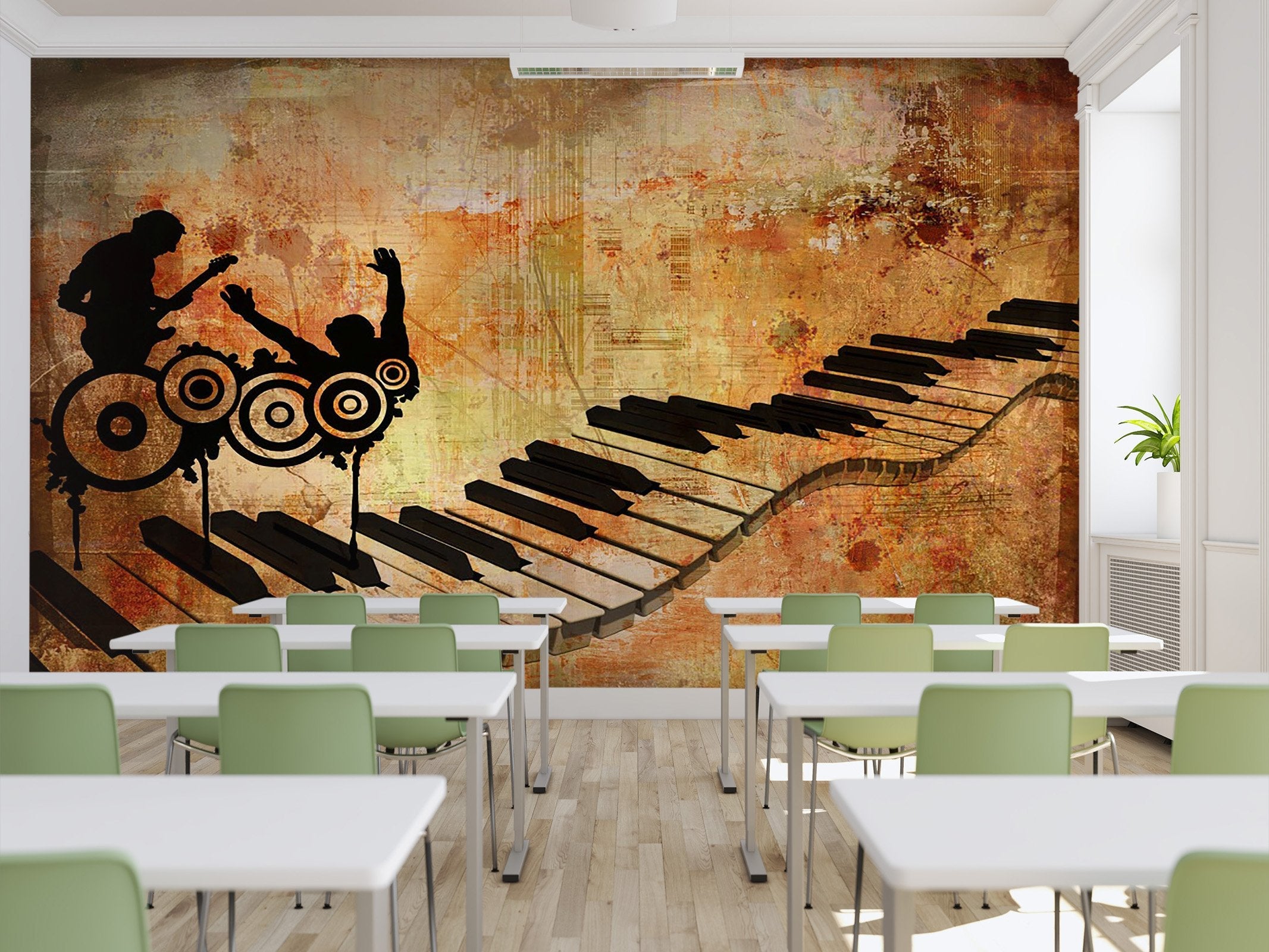 3D piano 58 Wall Murals Wallpaper AJ Wallpaper 2 