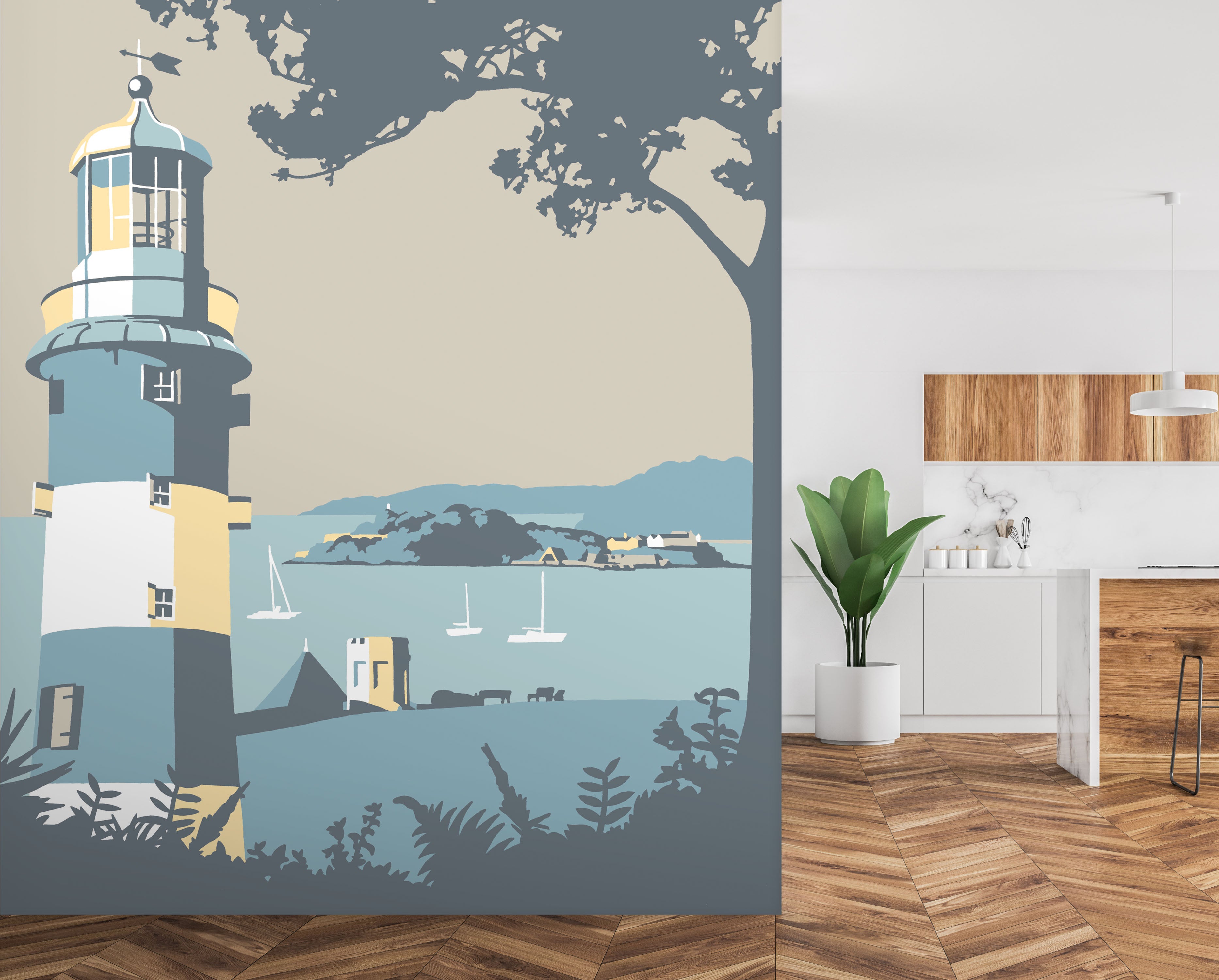 3D Plymouth 1037 Steve Read Wall Mural Wall Murals