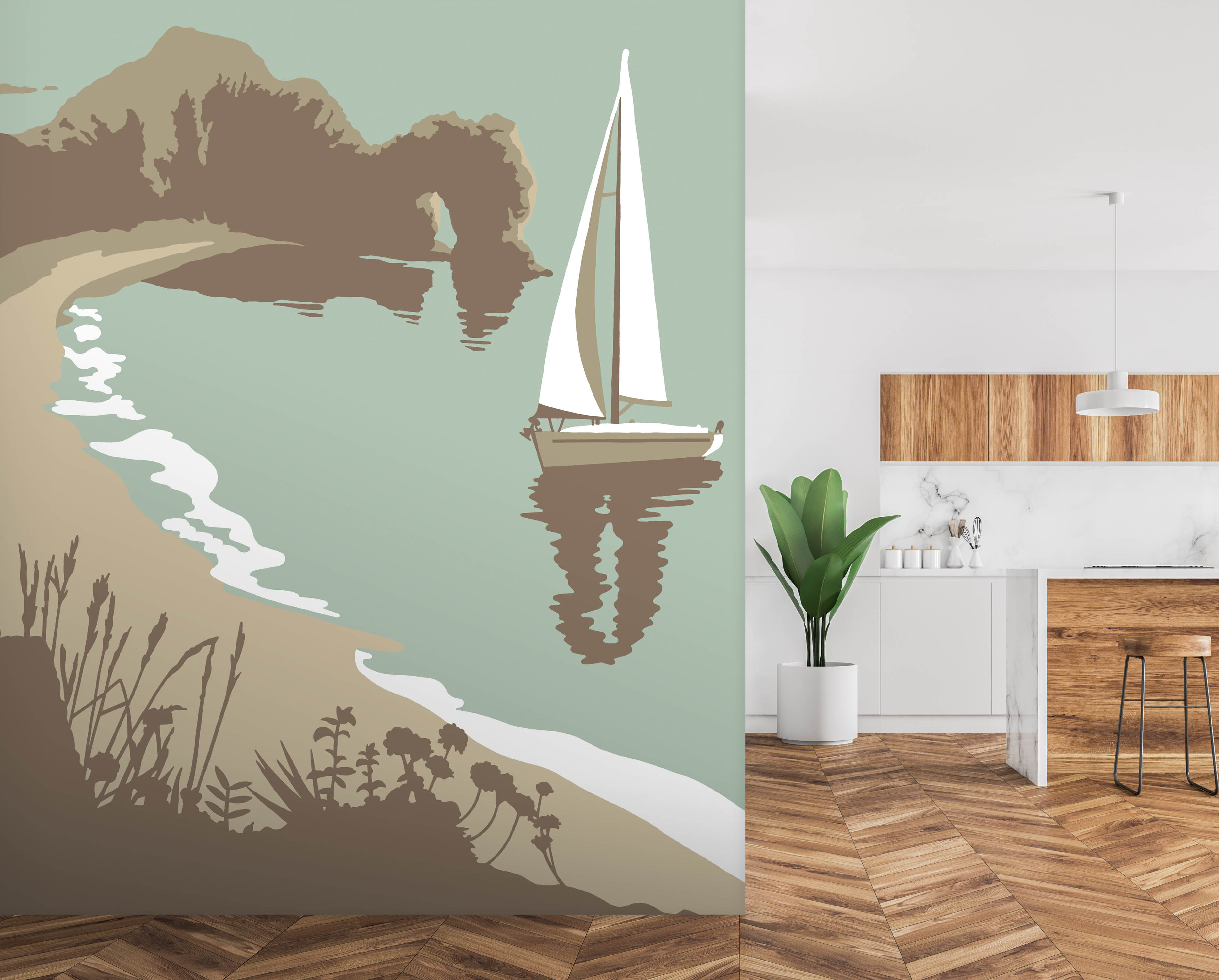 3D Durdle Door 1016 Steve Read Wall Mural Wall Murals