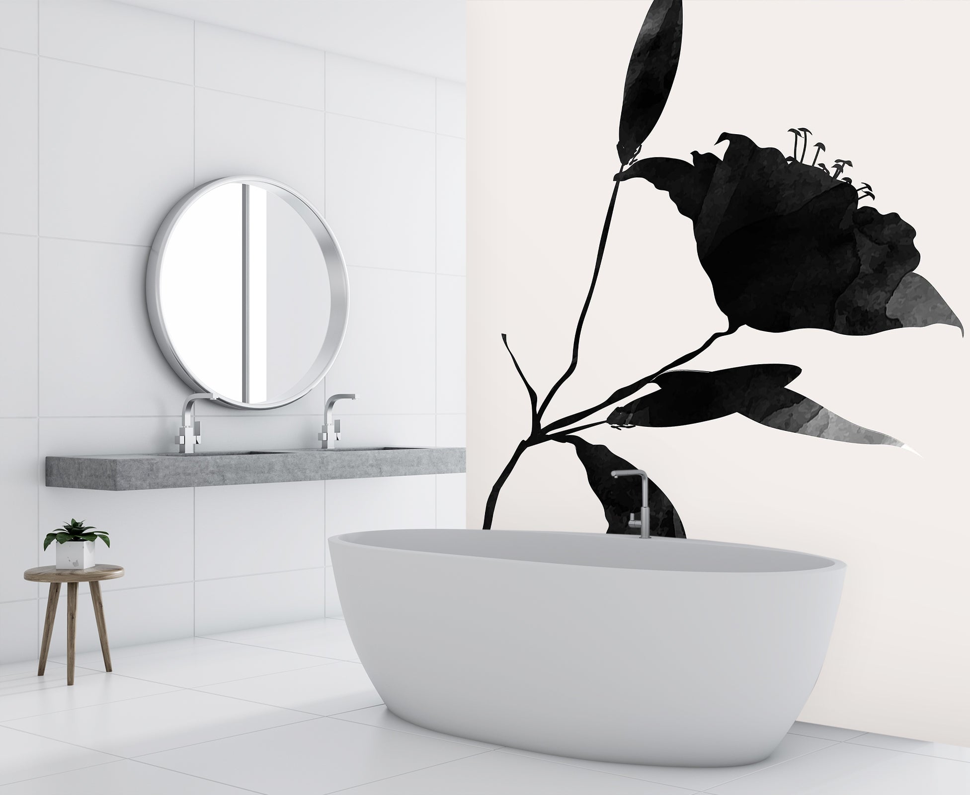 3D Autumn Flowers 1490 Boris Draschoff Wall Mural Wall Murals