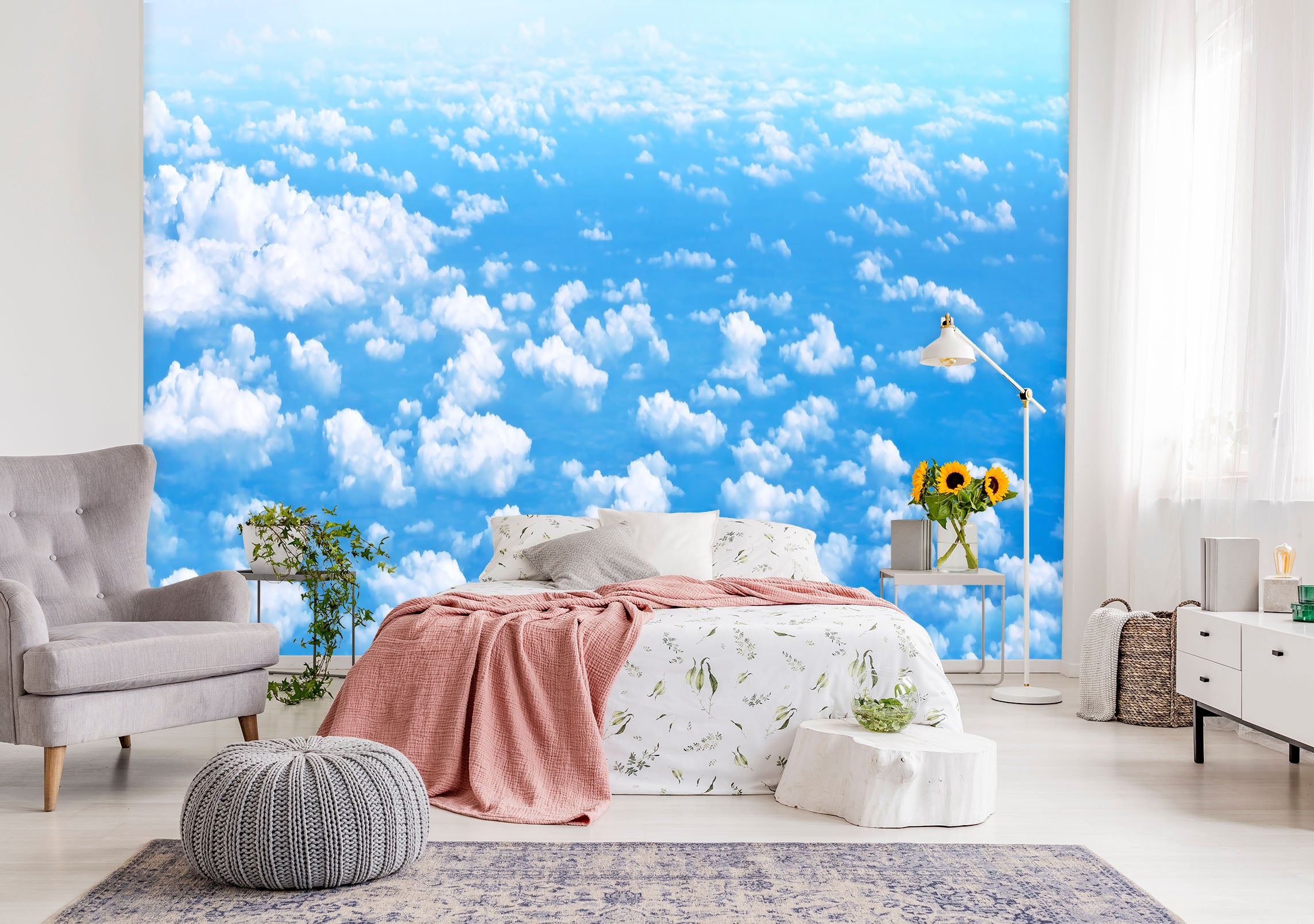 3D Blue Sky 1643 Wall Murals