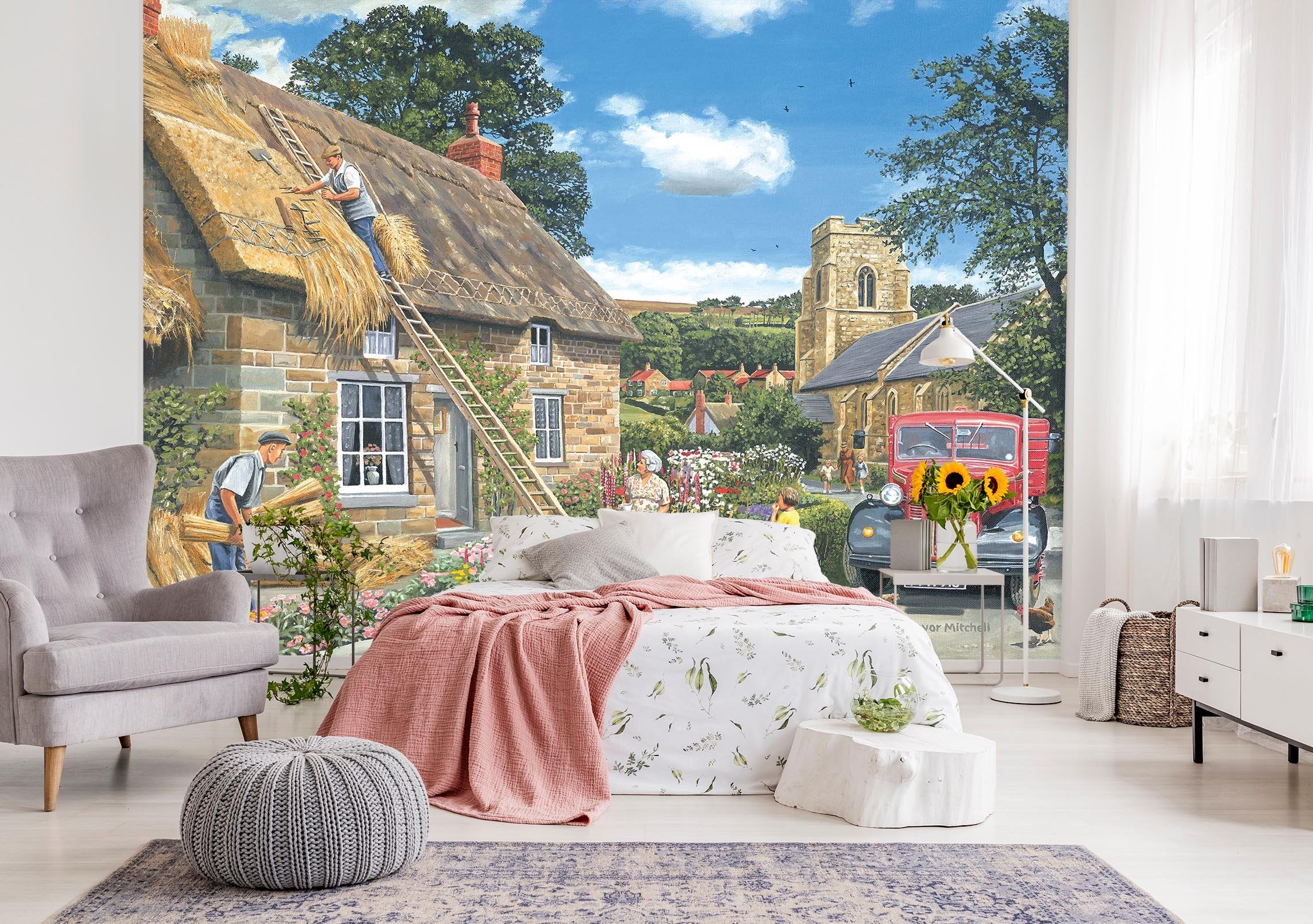 3D A New Thatch 1001 Trevor Mitchell Wall Mural Wall Murals Wallpaper AJ Wallpaper 2 