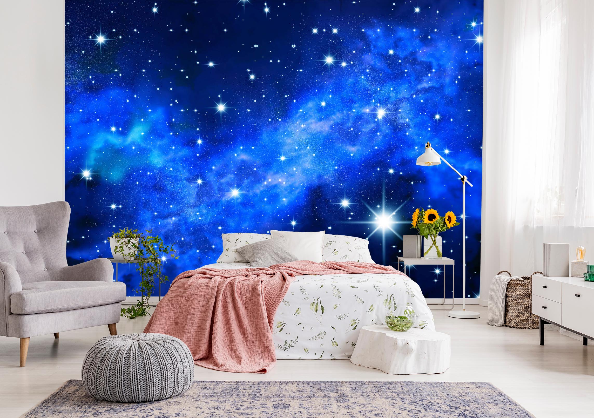 3D Galaxy Starry Sky 069 Wall Murals