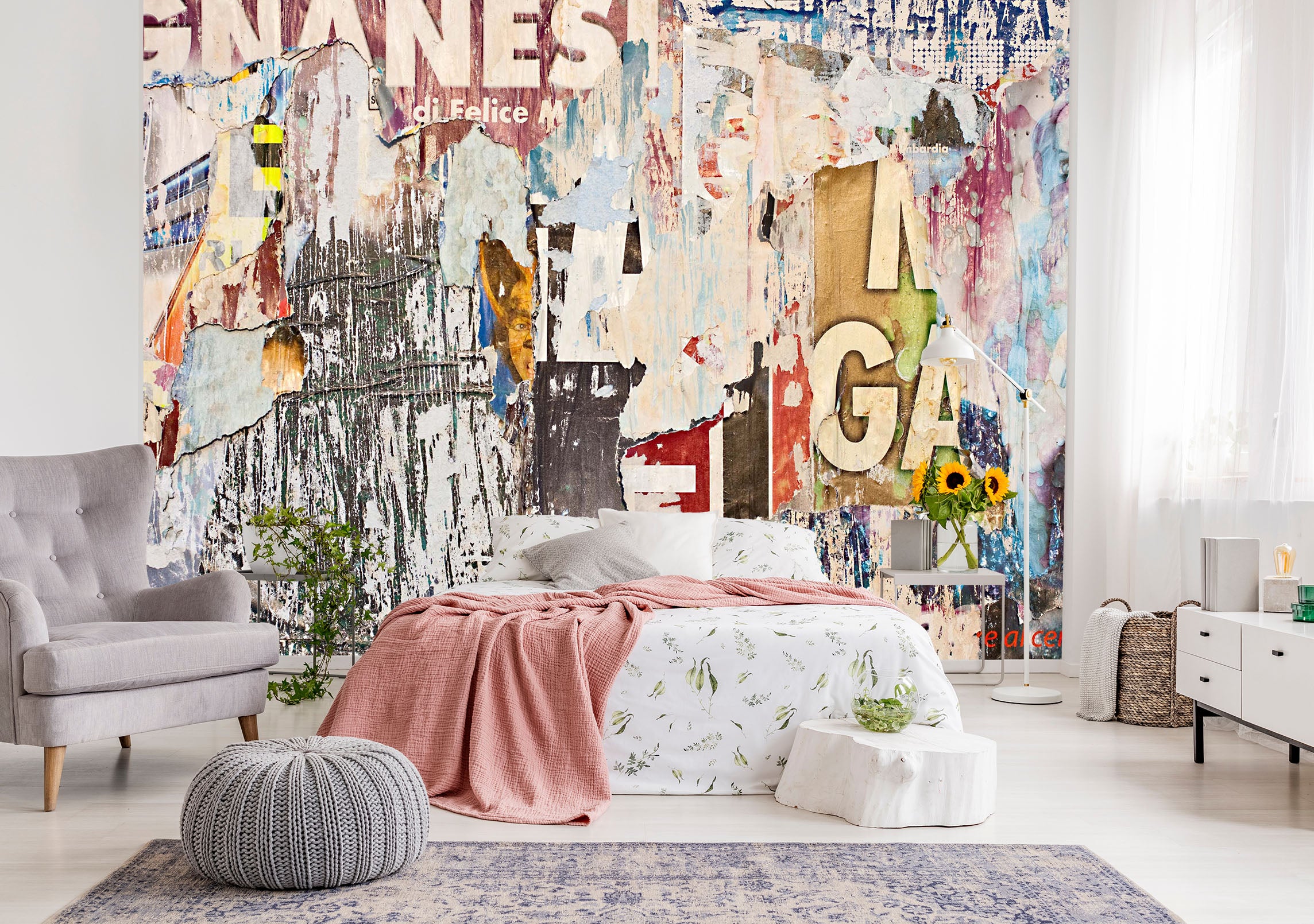 3D Shabby Poster 97 Wall Murals