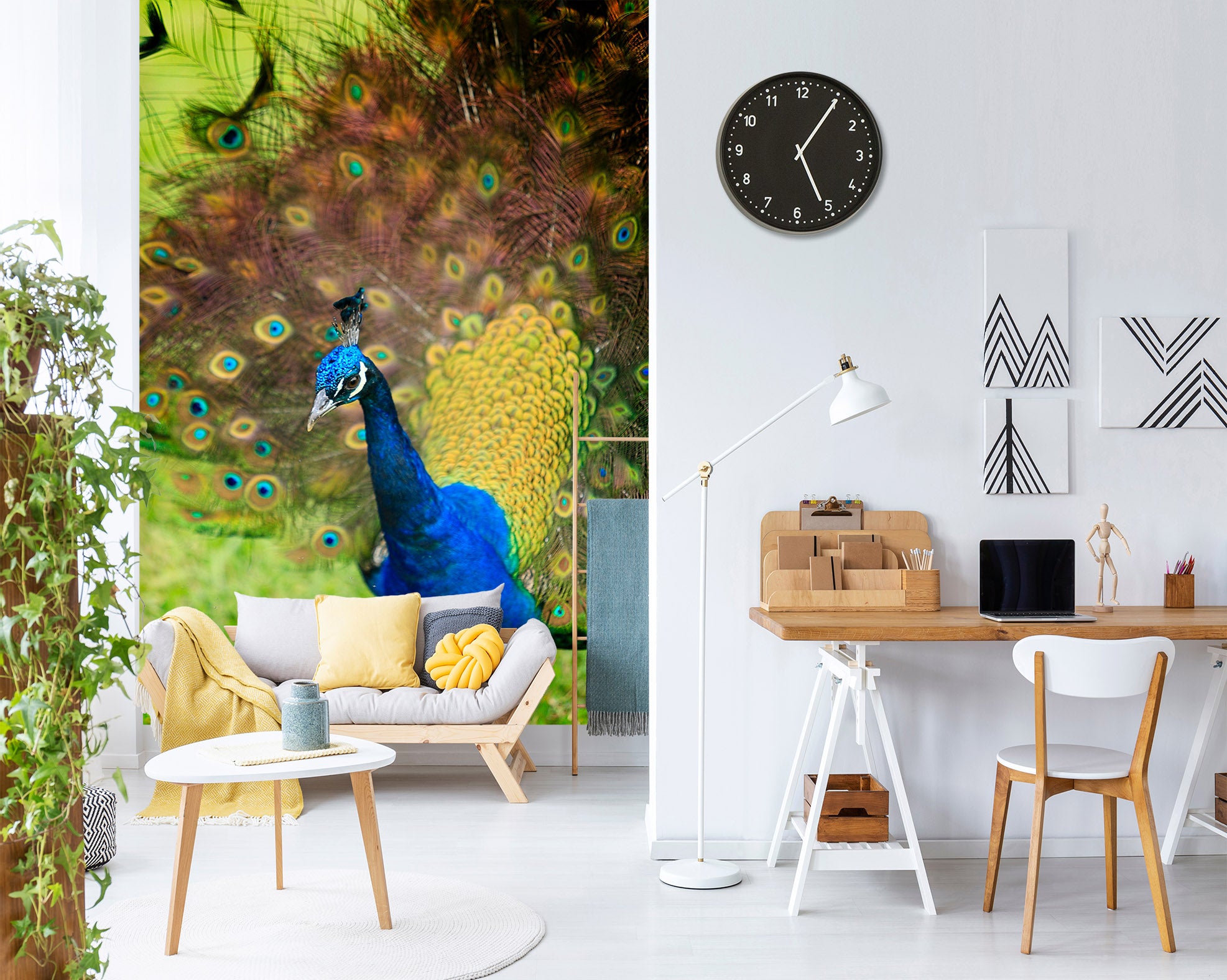 3D Peacock 62099 Kathy Barefield Wall Mural Wall Murals