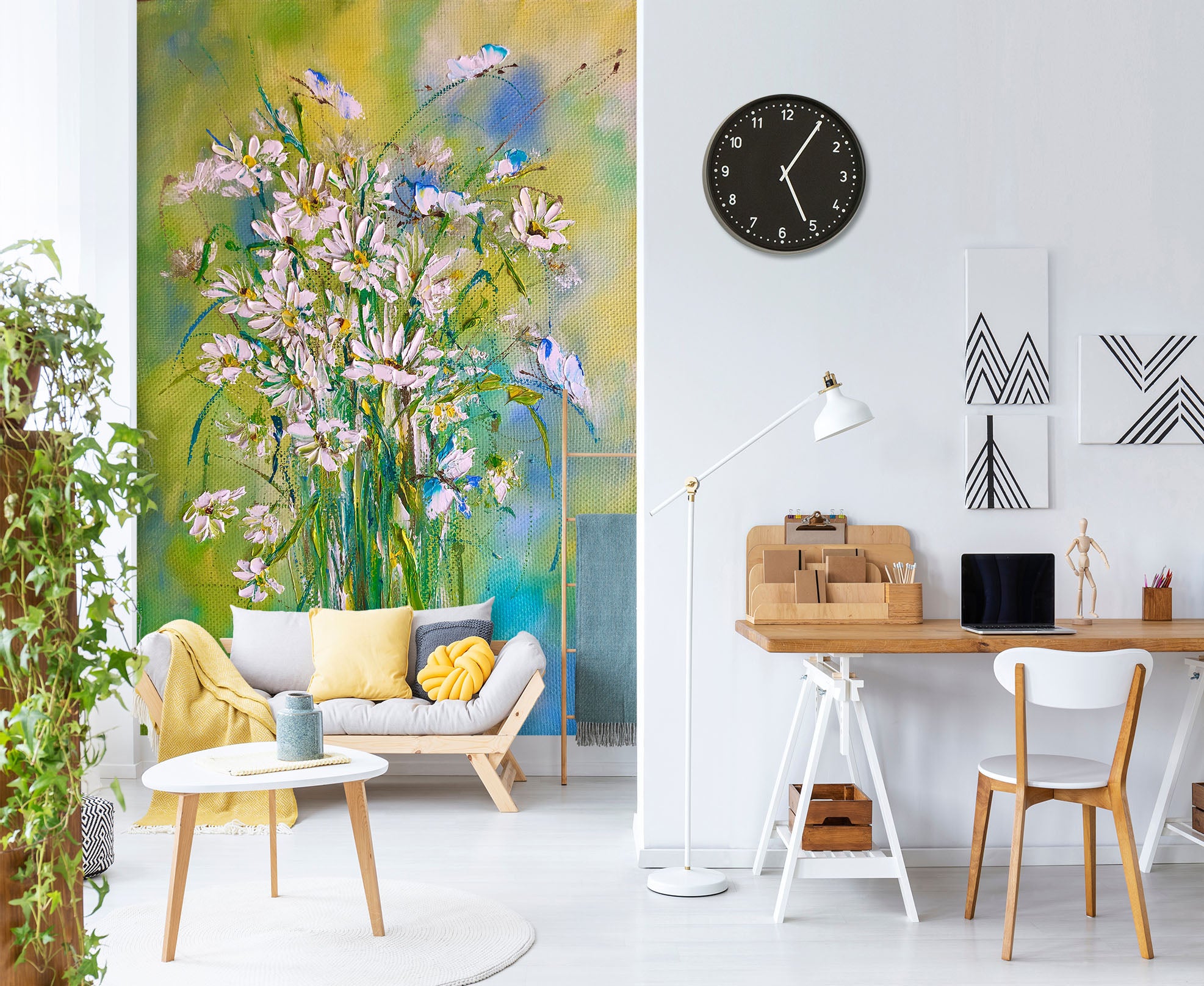 3D Painted Bouquet 266 Skromova Marina Wall Mural Wall Murals