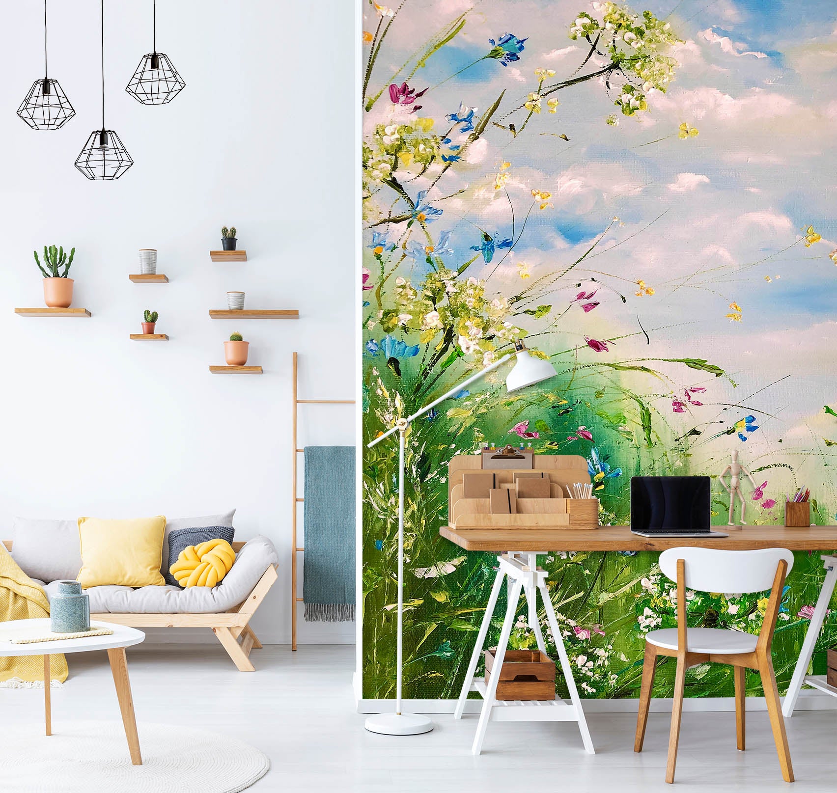 3D Cloud Garden 280 Skromova Marina Wall Mural Wall Murals