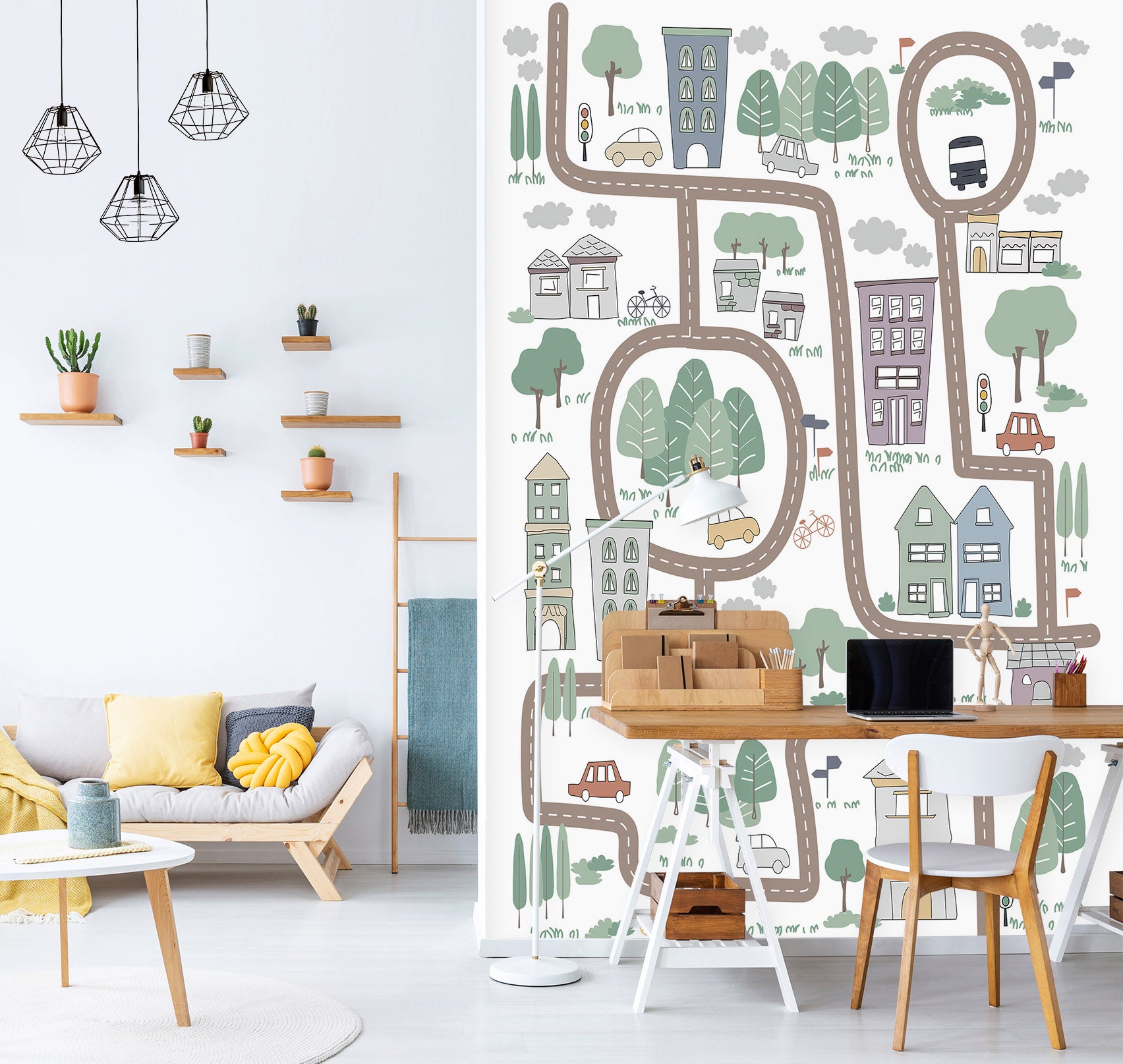 3D Child City Carpet 1399 Jillian Helvey Wall Mural Wall Murals