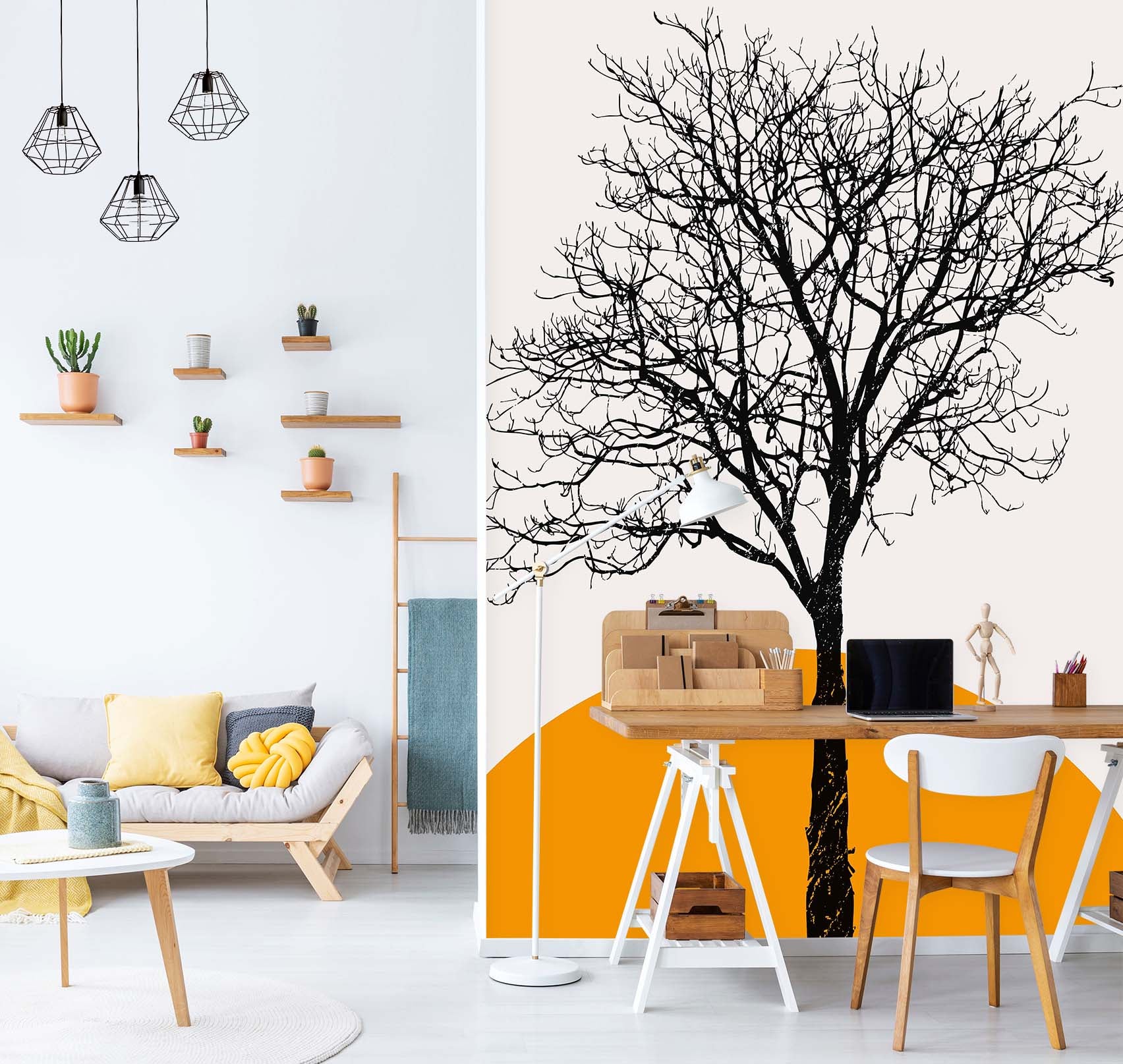 3D Dead Tree 1520 Boris Draschoff Wall Mural Wall Murals