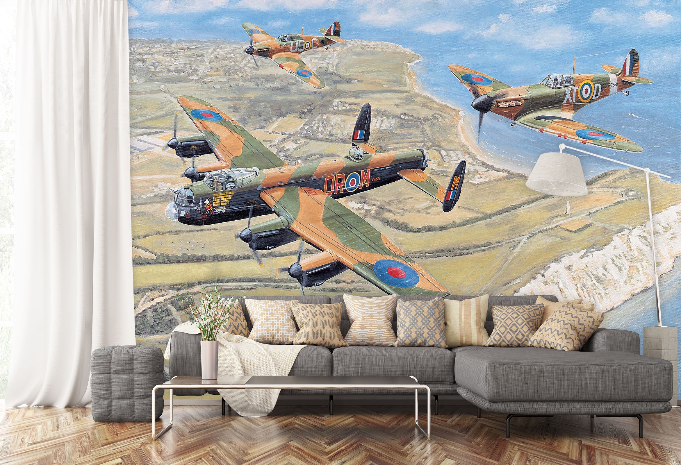 3D Military Aircraft 1007 Trevor Mitchell Wall Mural Wall Murals