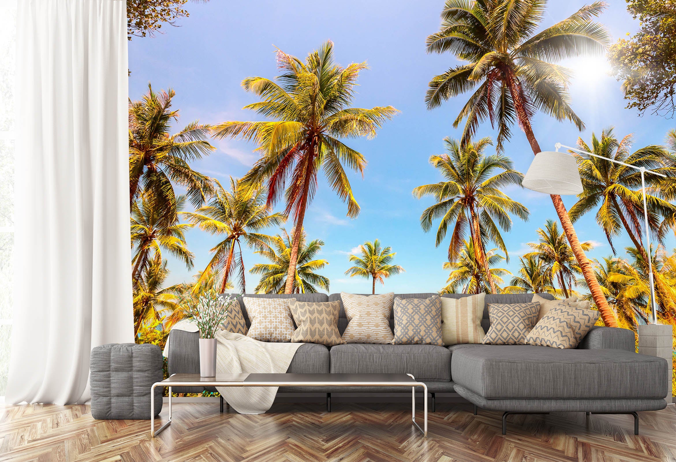 3D Coconut Tree 57095 Wall Murals