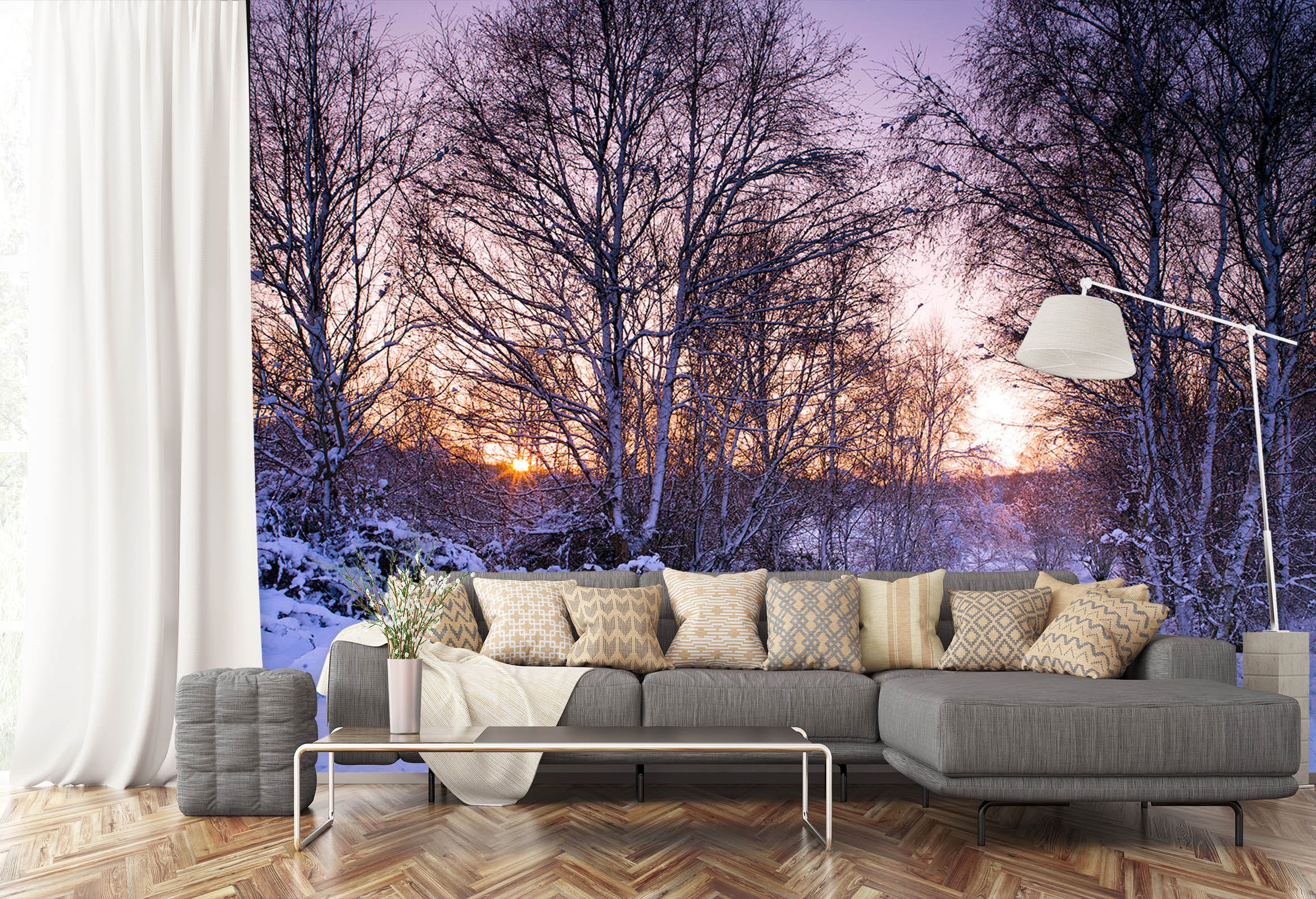 3D Forest After Snow 1402 Assaf Frank Wall Mural Wall Murals