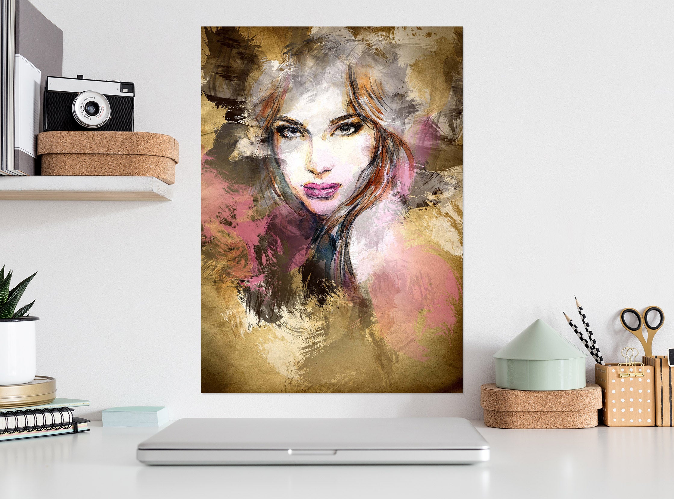 3D Graffiti Mature Woman 1008 Wall Sticker