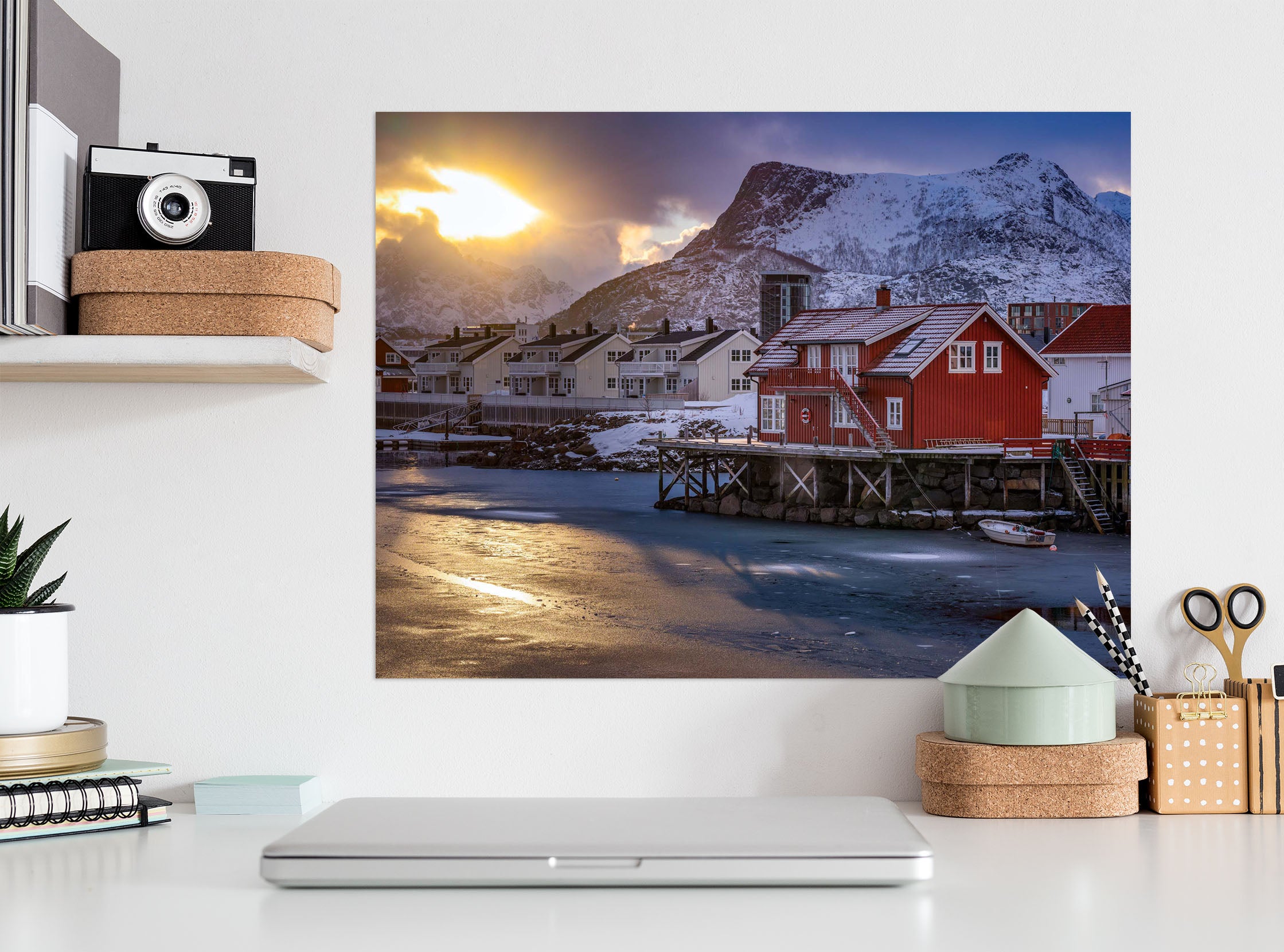 3D Red House 162 Marco Carmassi Wall Sticker