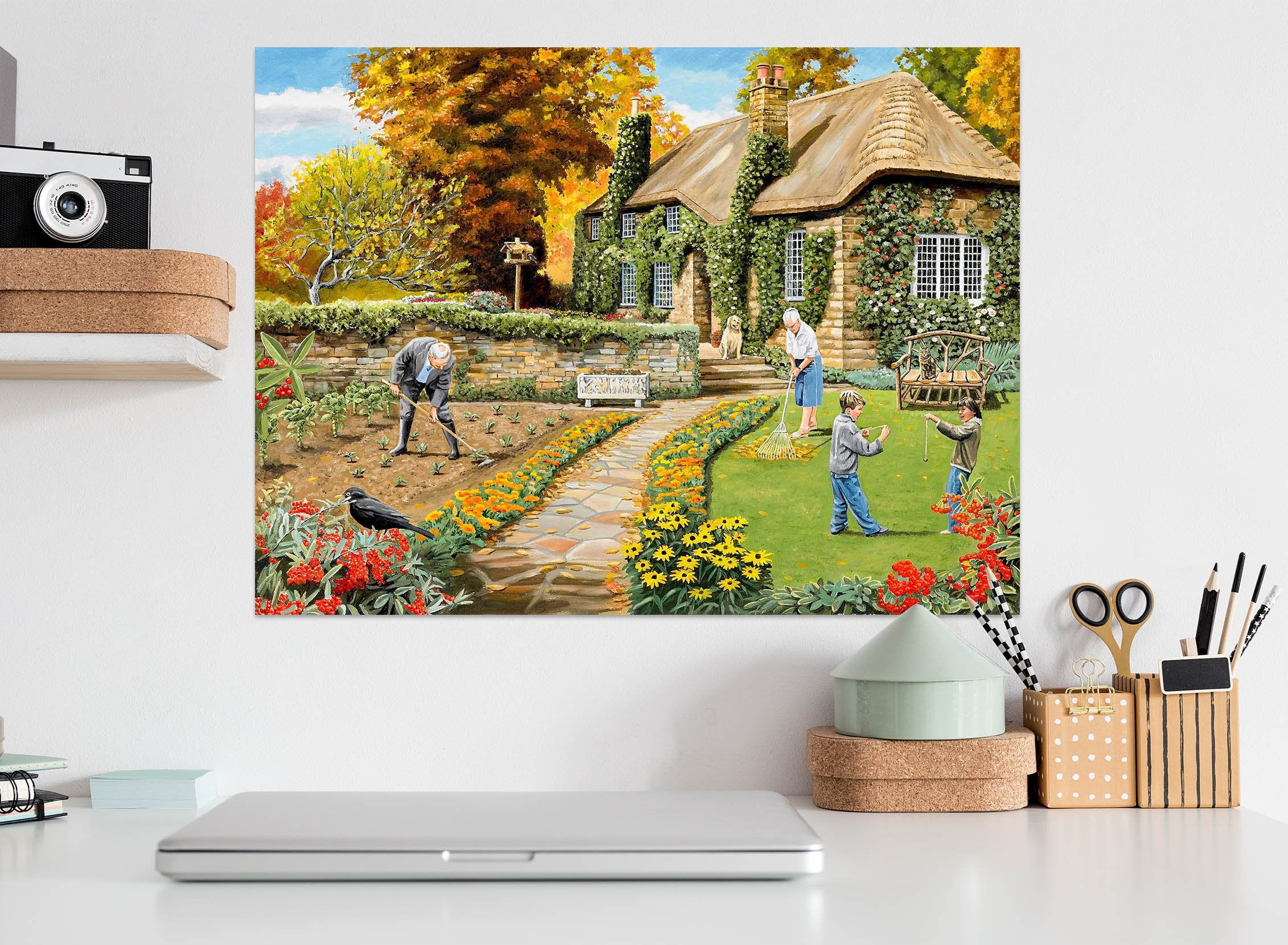 3D Autumn Garden 015 Trevor Mitchell Wall Sticker Wallpaper AJ Wallpaper 2 