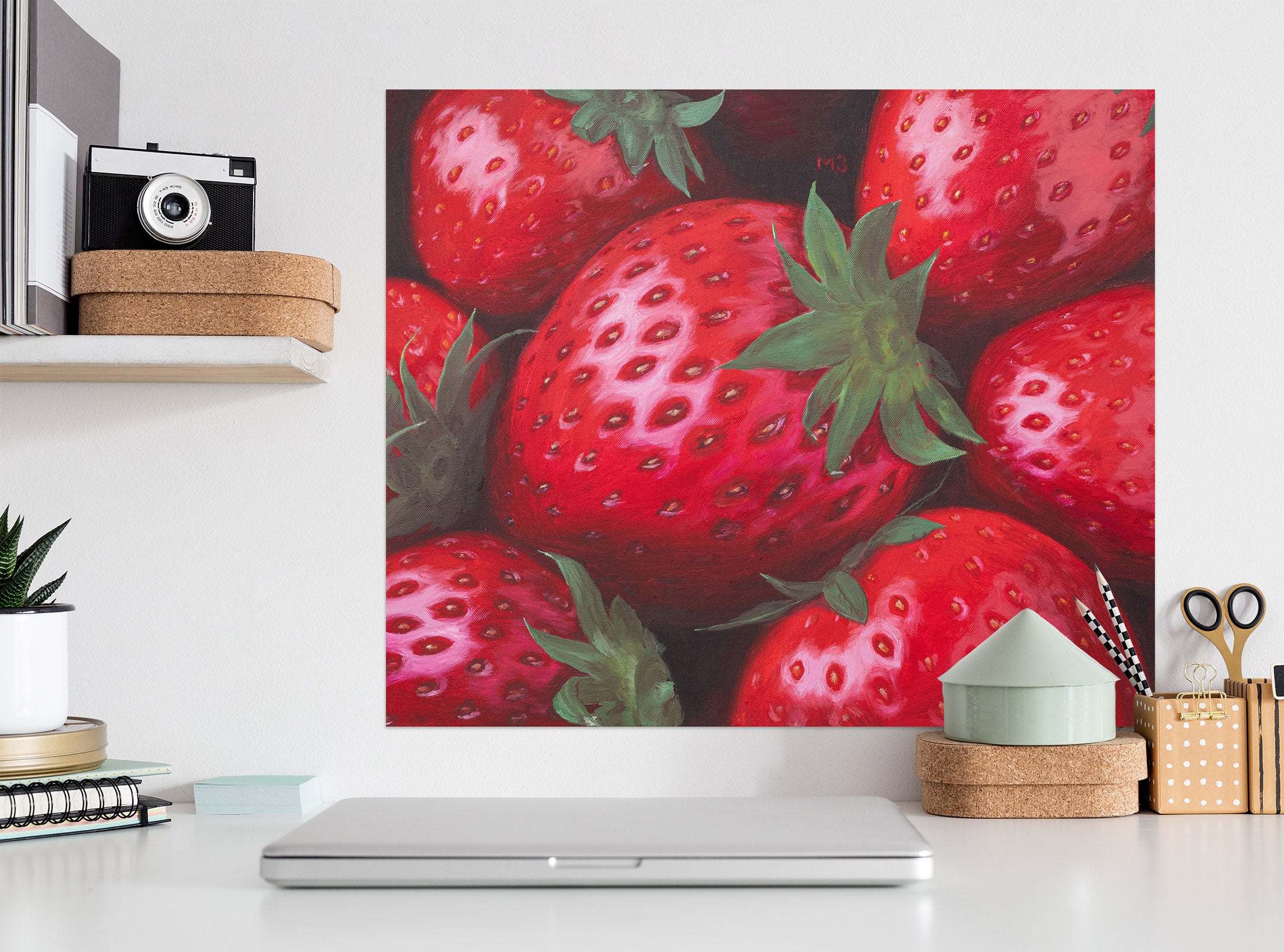3D Strawberry 1802 Marina Zotova Wall Sticker