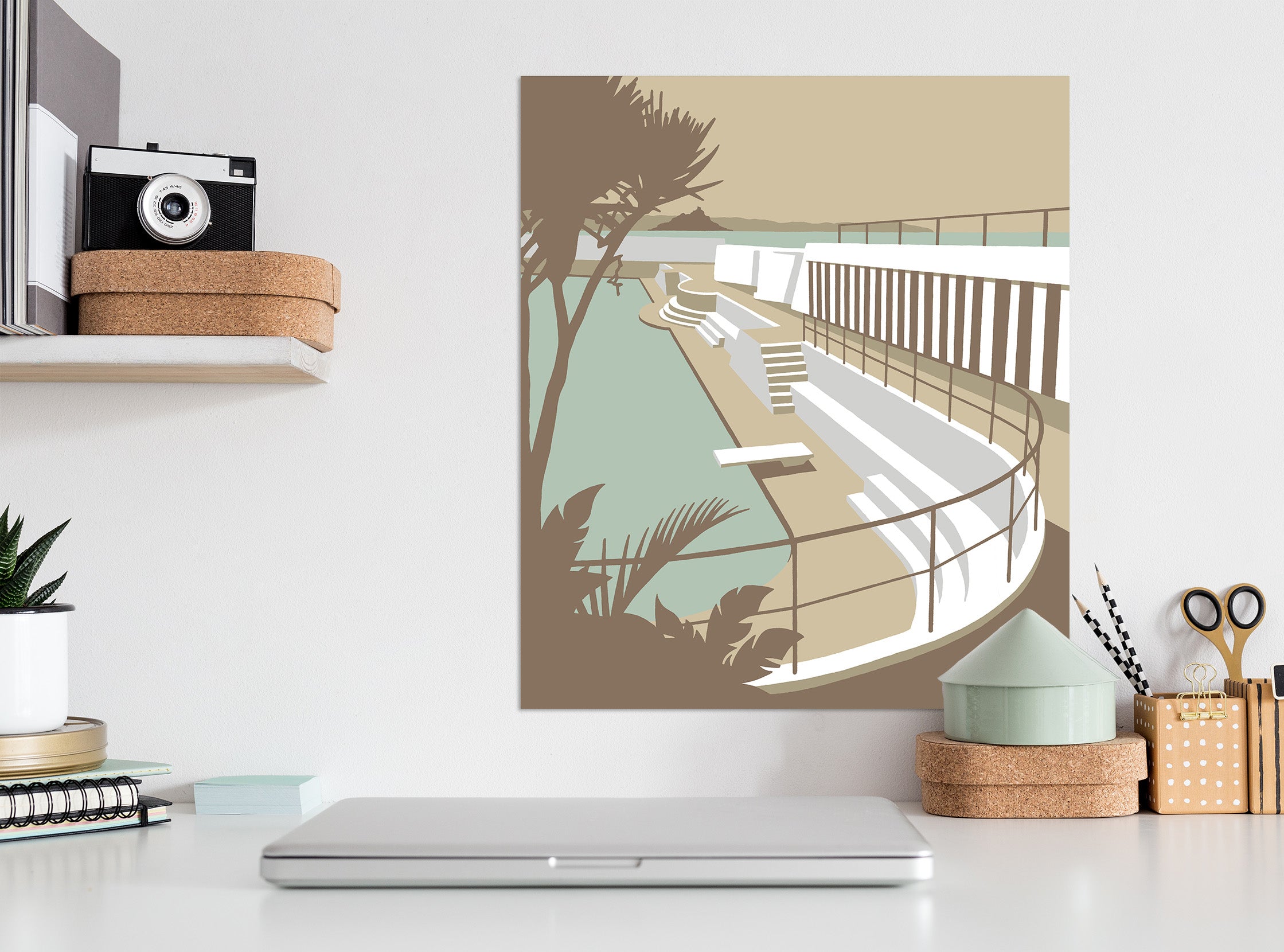 3D Penzance Pool 042 Steve Read Wall Sticker