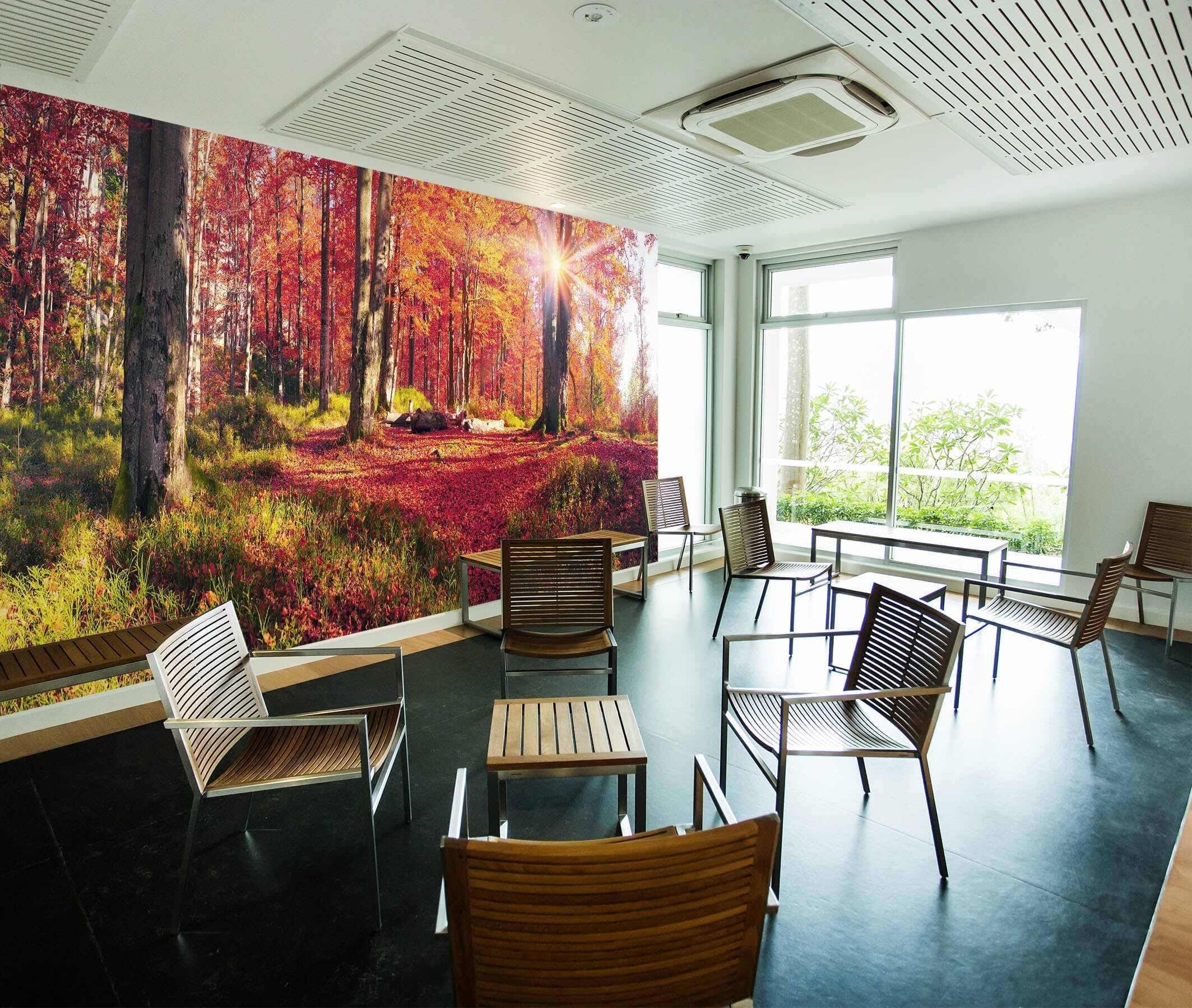 3D Maple Forest 20 Wall Murals Wallpaper AJ Wallpaper 2 