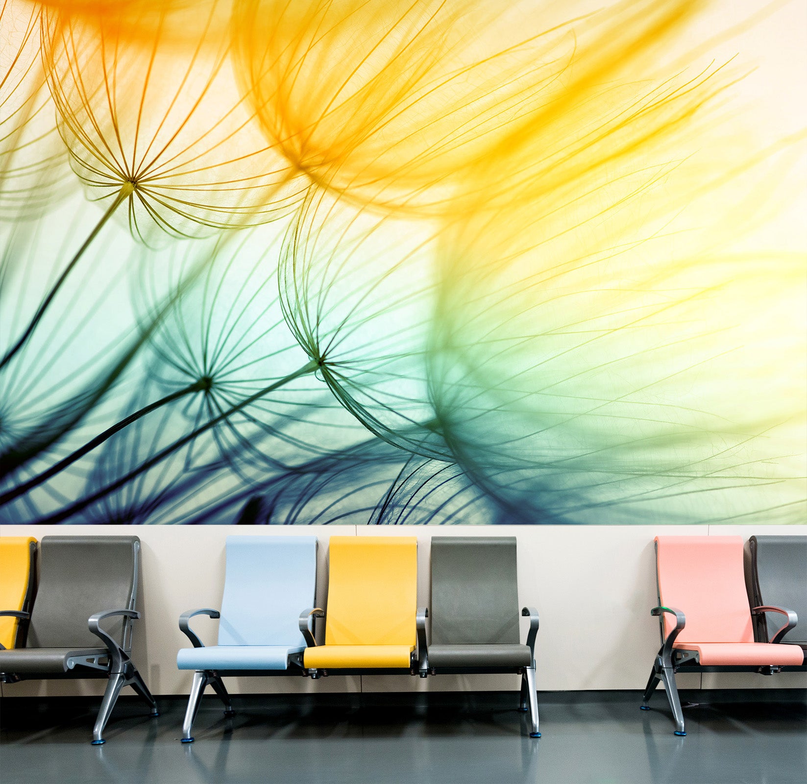 3D Beautiful Dandelion 313 Wall Murals