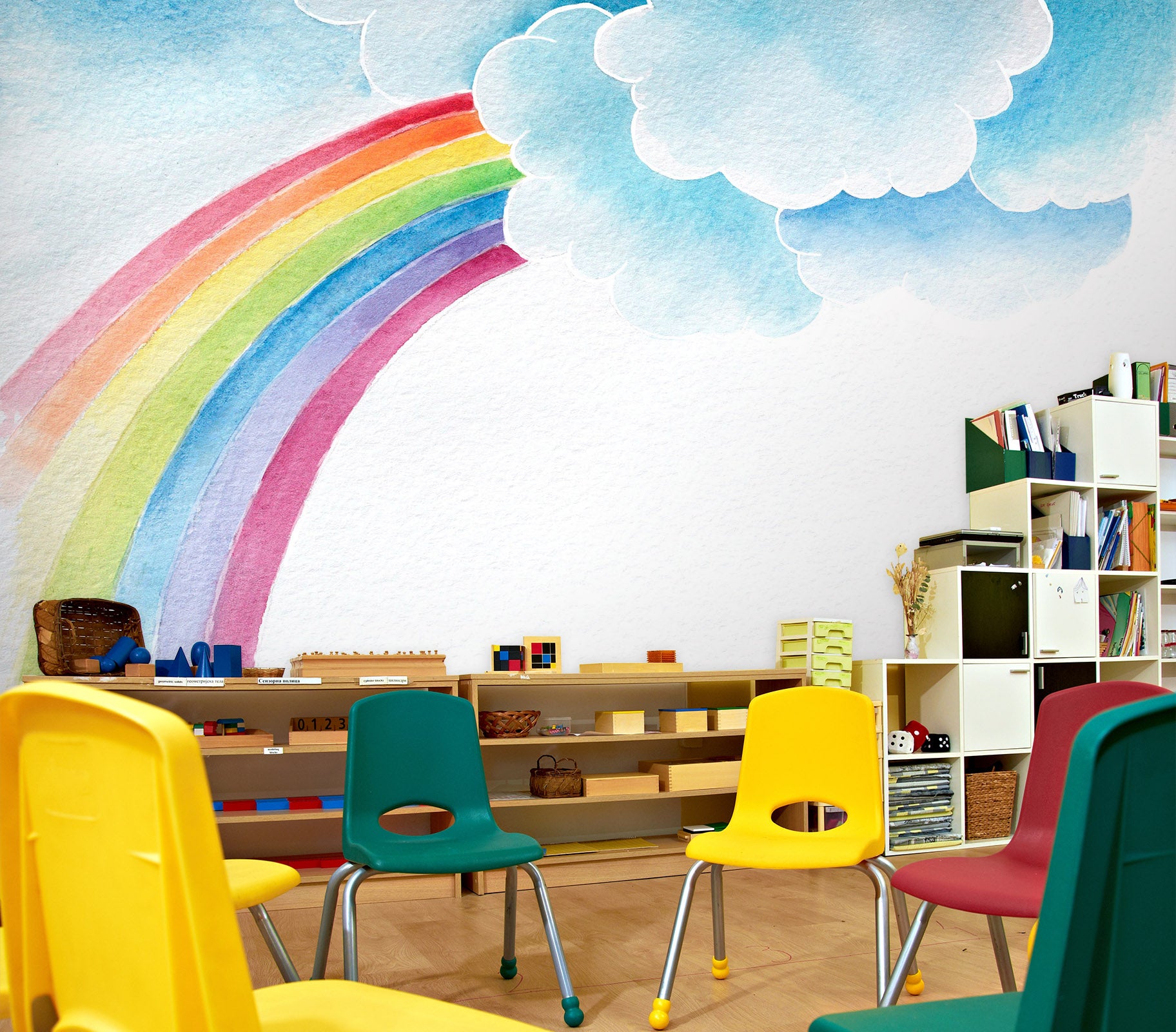 3D Cartoon Rainbow 167 Wall Murals