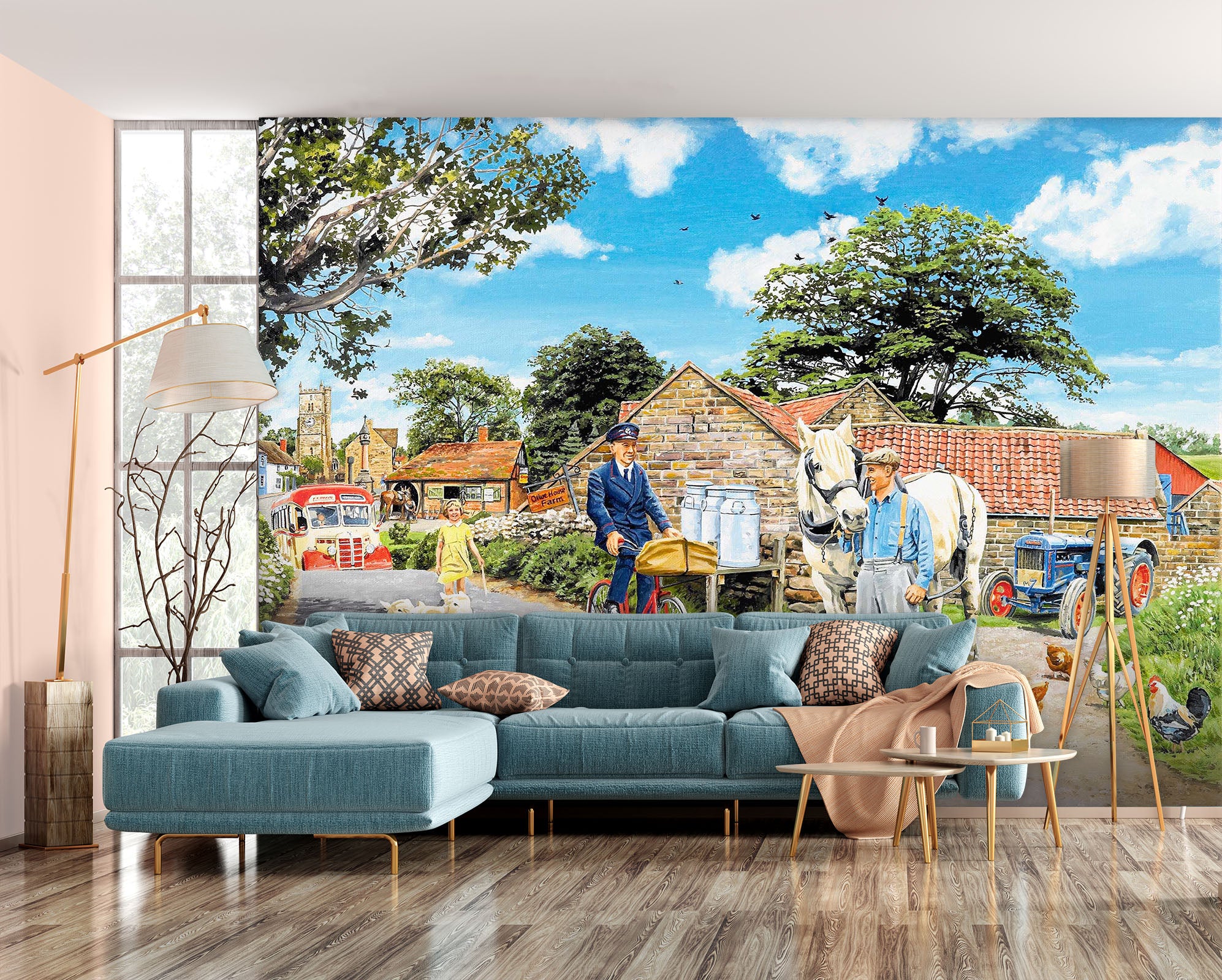 3D Post For The Farm 1046 Trevor Mitchell Wall Mural Wall Murals