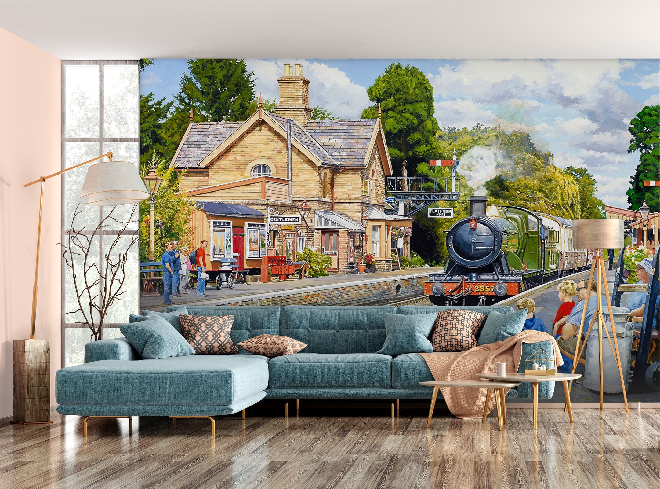 3D Train 1026 Trevor Mitchell Wall Mural Wall Murals