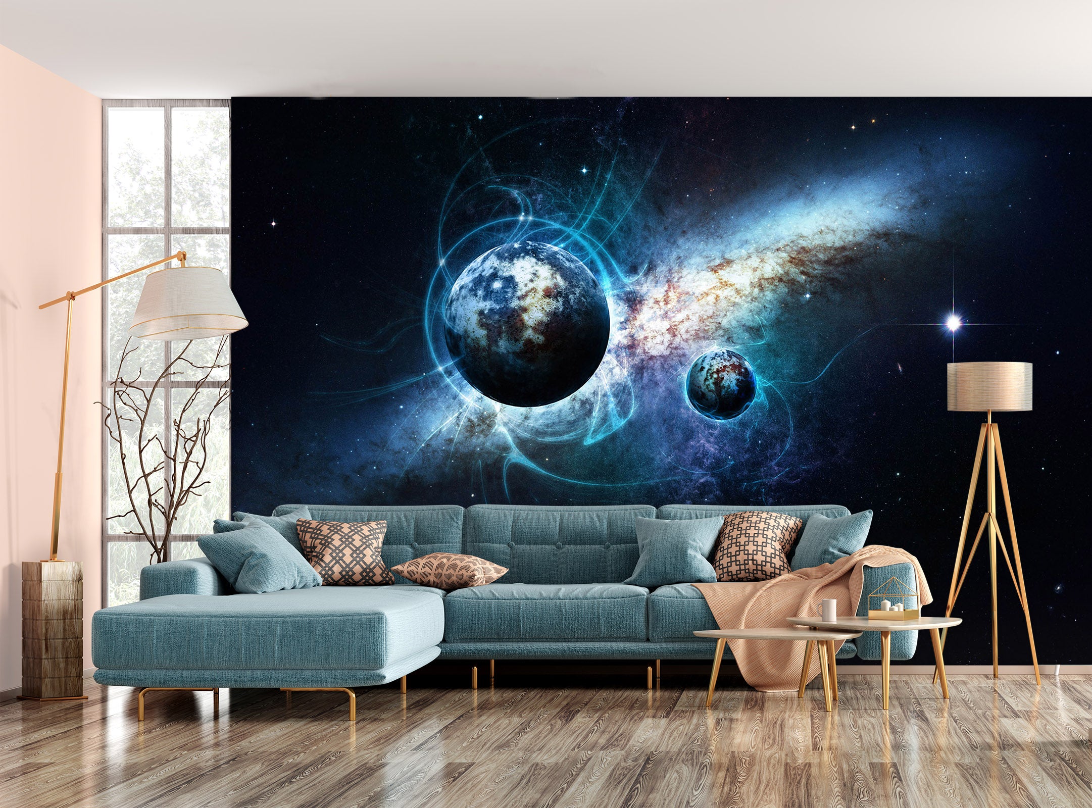 3D Space Planet 1413 Wall Murals