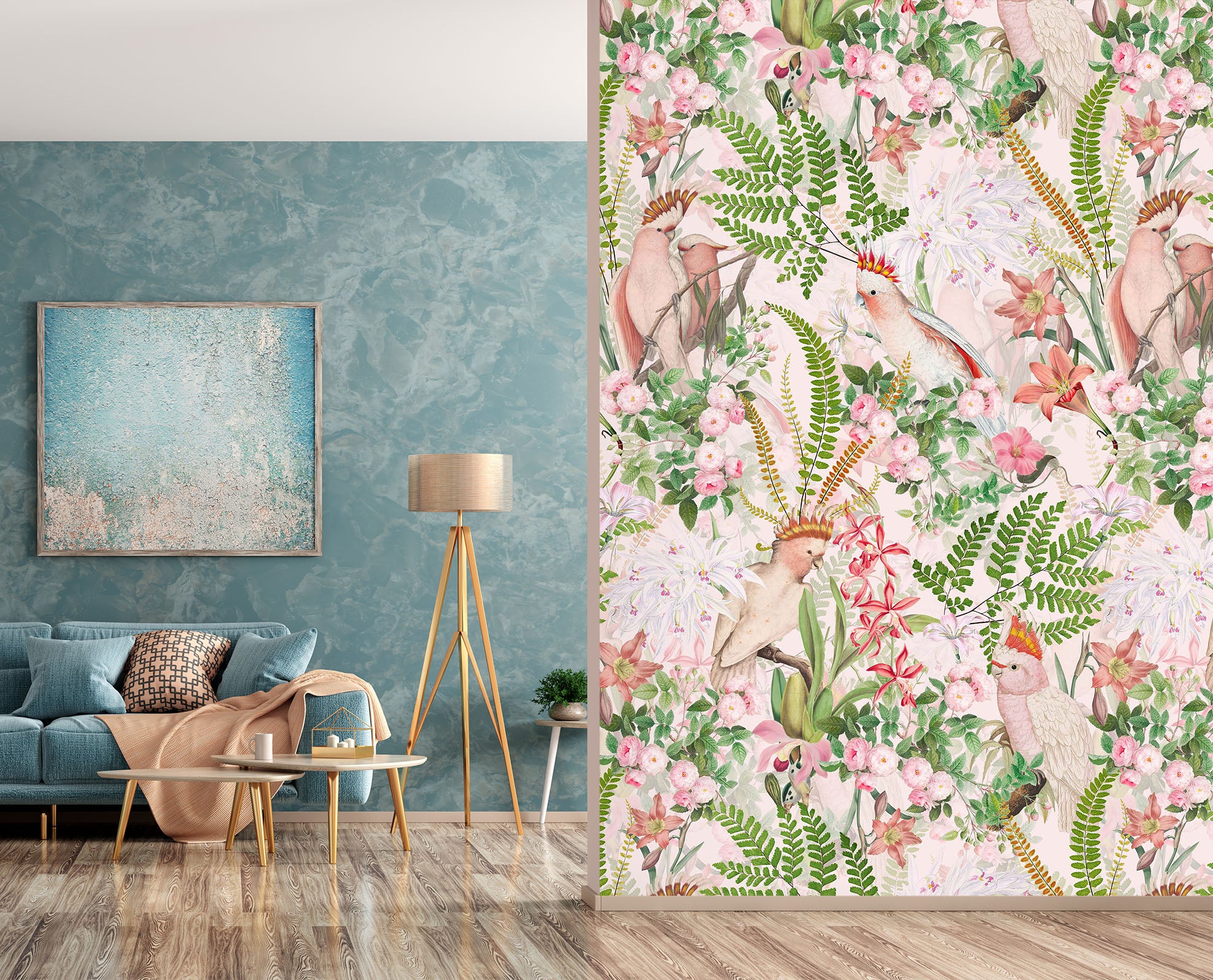 3D Pink Tree 183 Uta Naumann Wall Mural Wall Murals