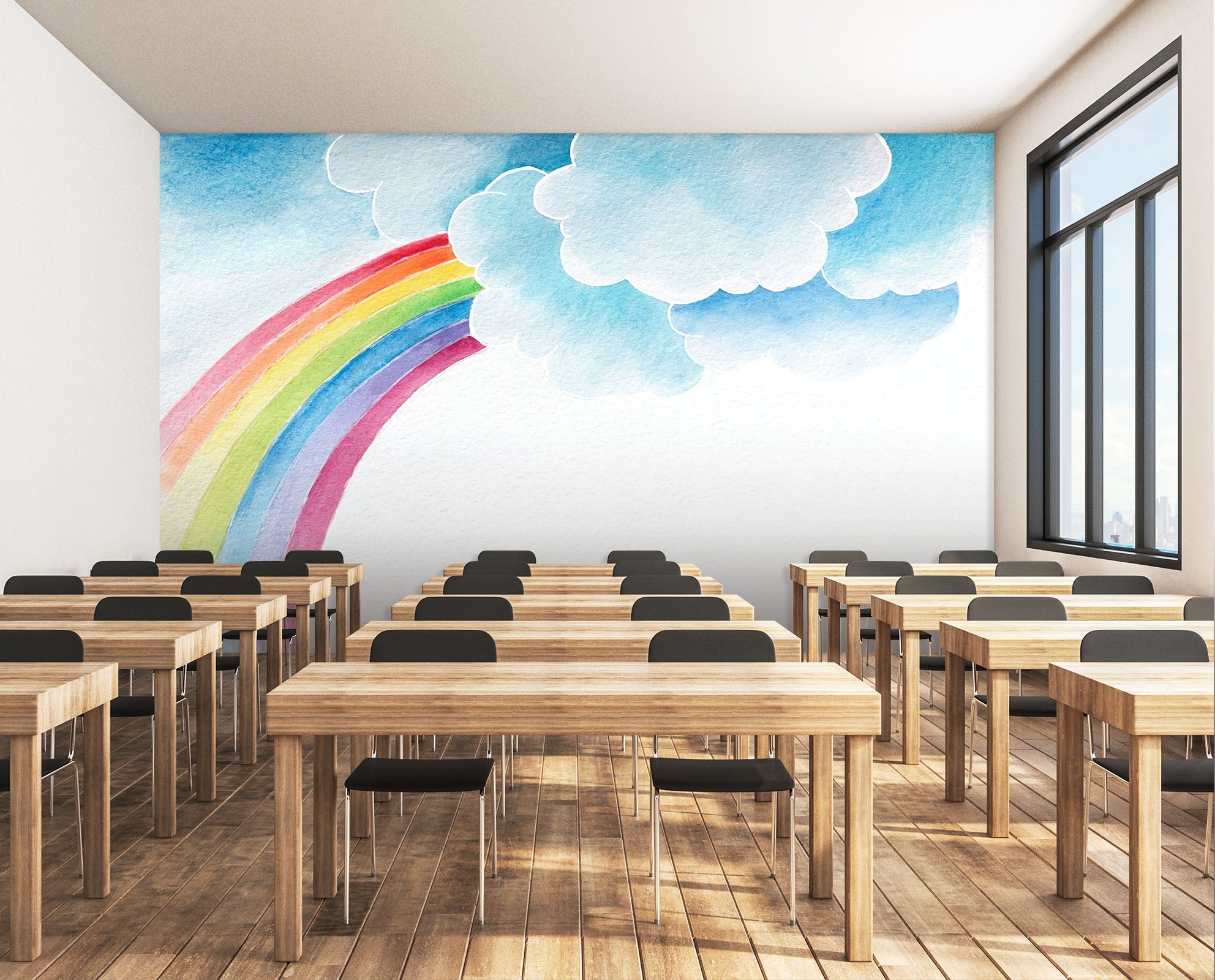 3D Cartoon Rainbow 177 Wall Murals Wallpaper AJ Wallpaper 2 