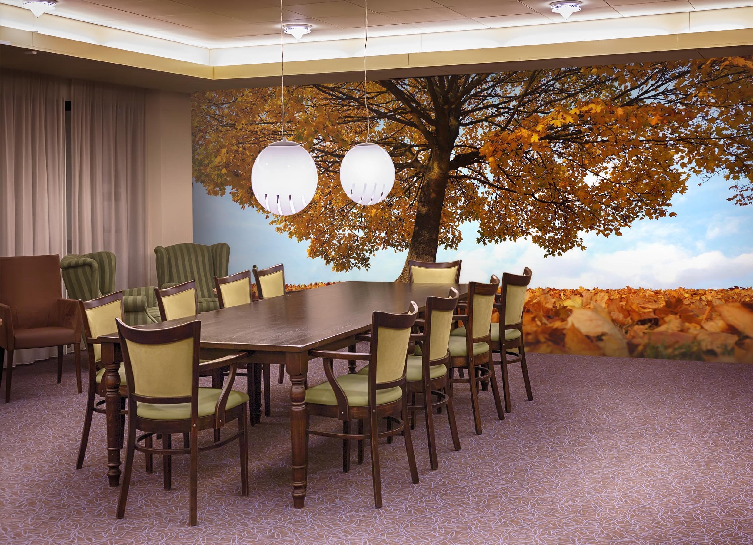 3D Autumn Maple 16 Wall Murals Wallpaper AJ Wallpaper 2 