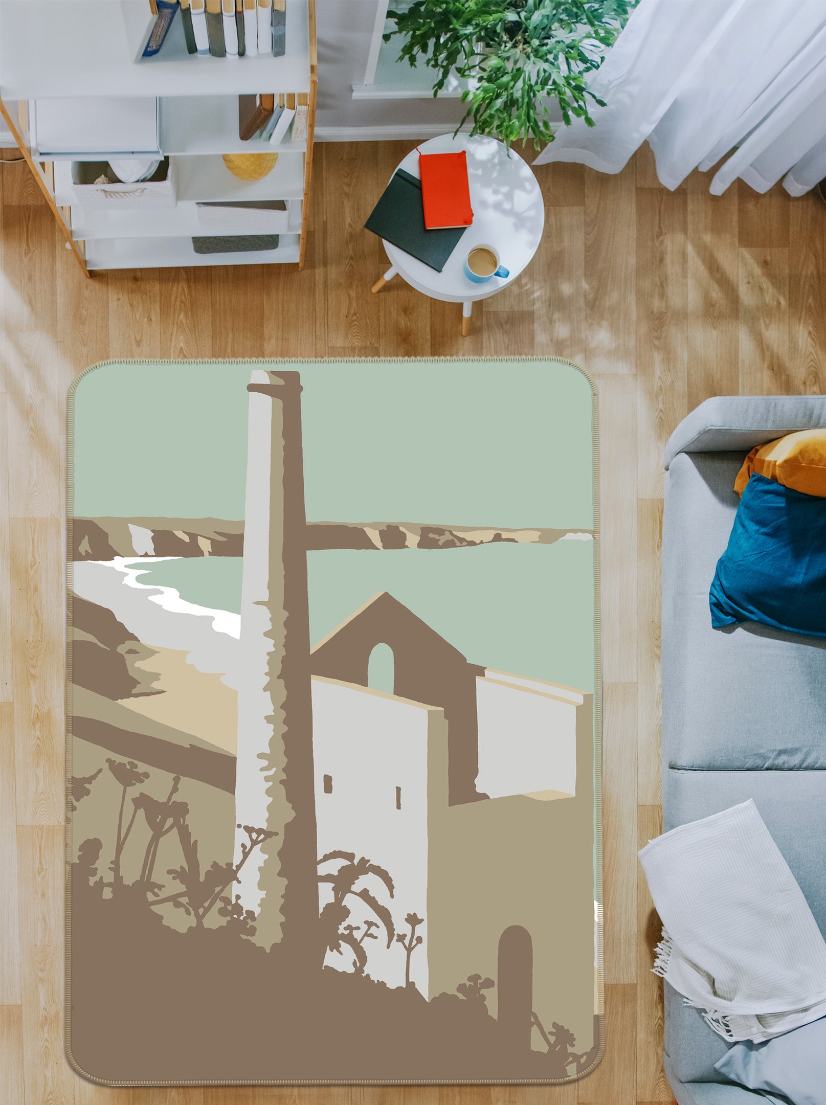 3D St Agnes 1151 Steve Read Rug Non Slip Rug Mat