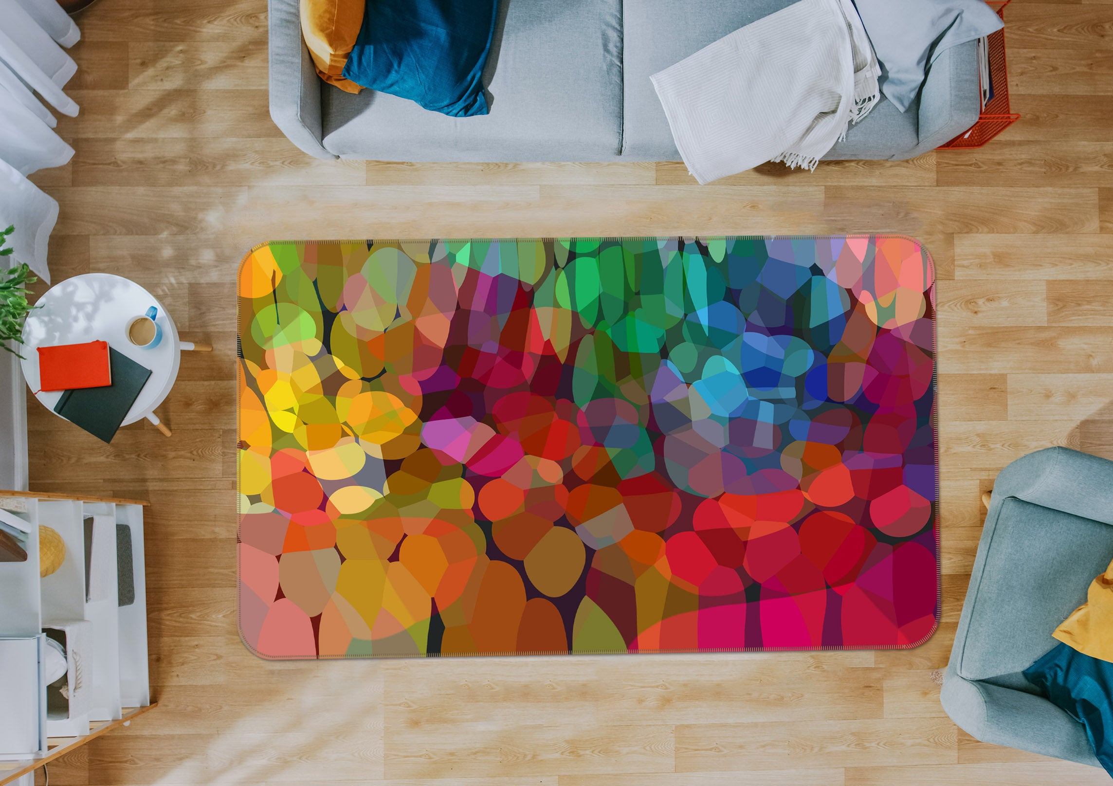 3D Aura Shandra Smith 71002 Shandra Smith Rug Non Slip Rug Mat