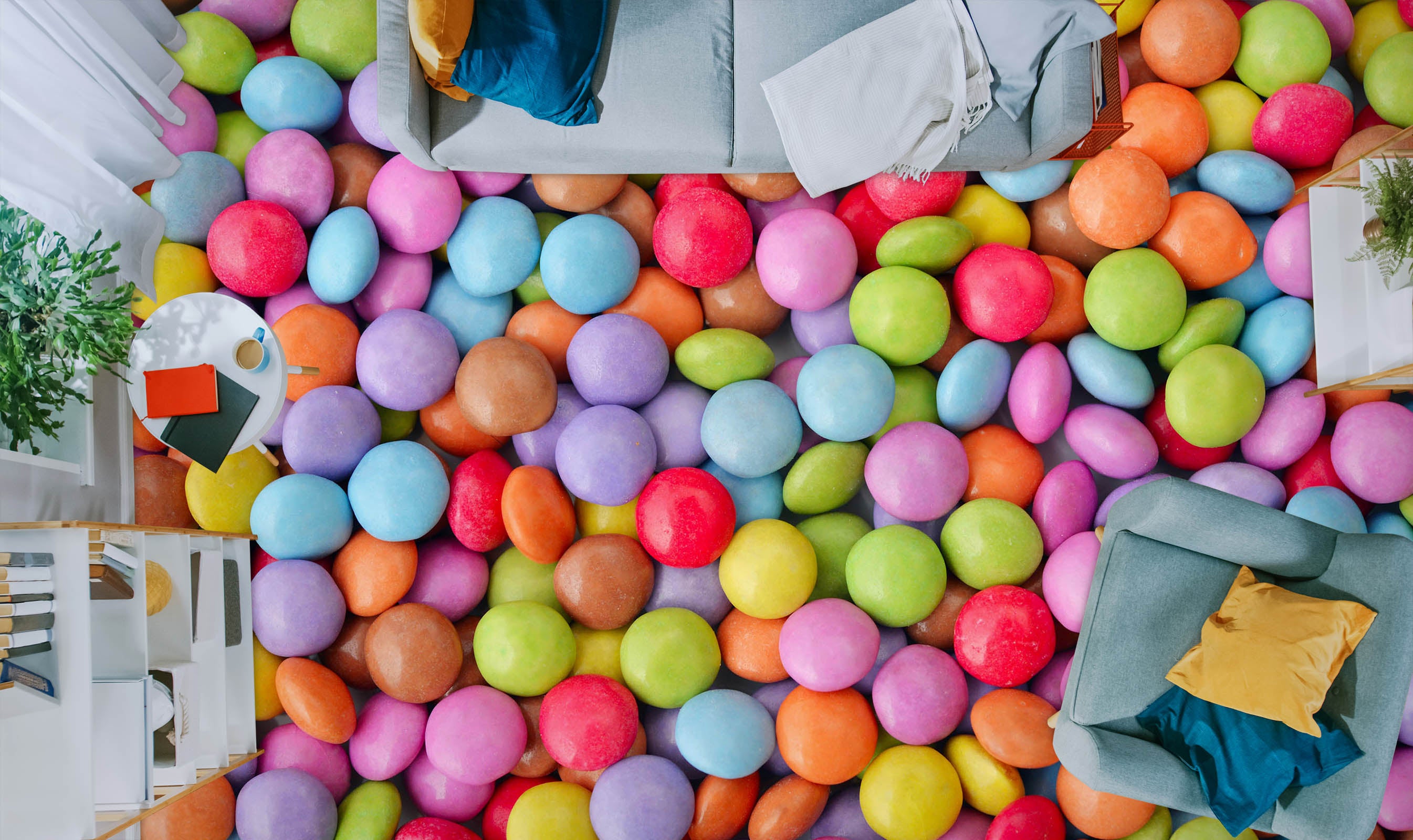 3D Rainbow Candy 1478 Floor Mural  Wallpaper Murals Self-Adhesive Removable Print Epoxy