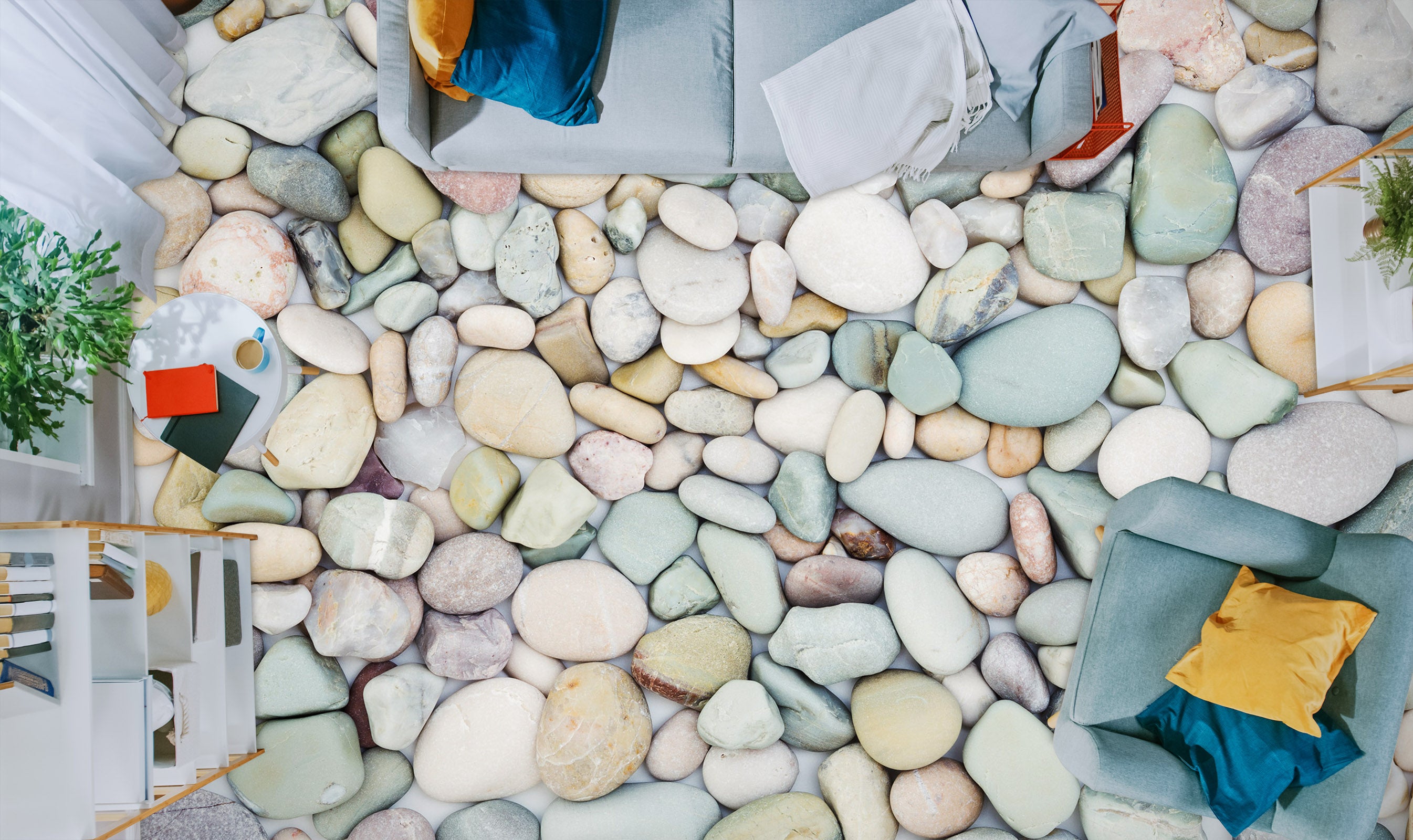 3D Gentle Cobblestone Colors 985 Floor Mural  Wallpaper Murals Self-Adhesive Removable Print Epoxy