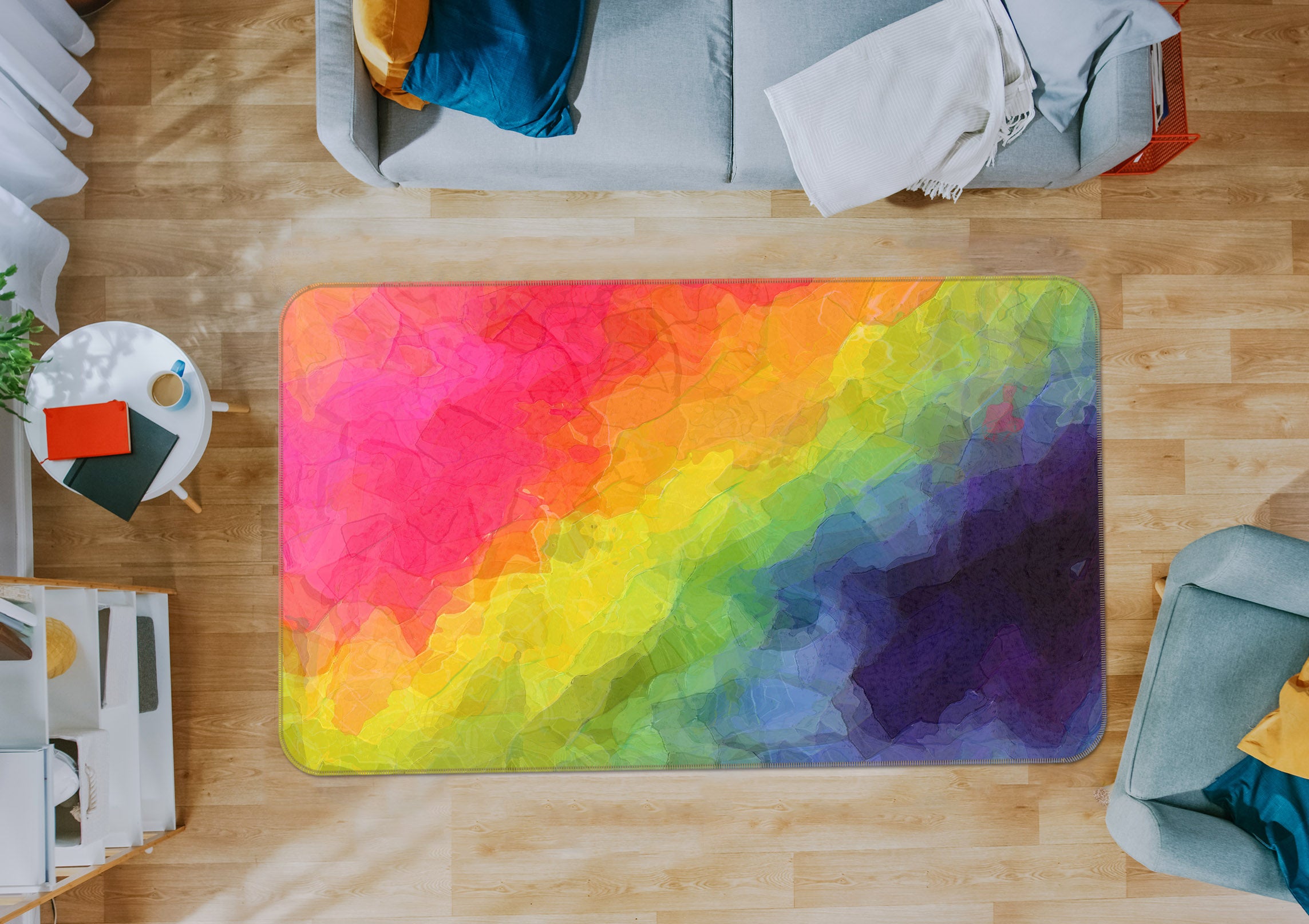 3D Rich Color 1004 Shandra Smith Rug Non Slip Rug Mat