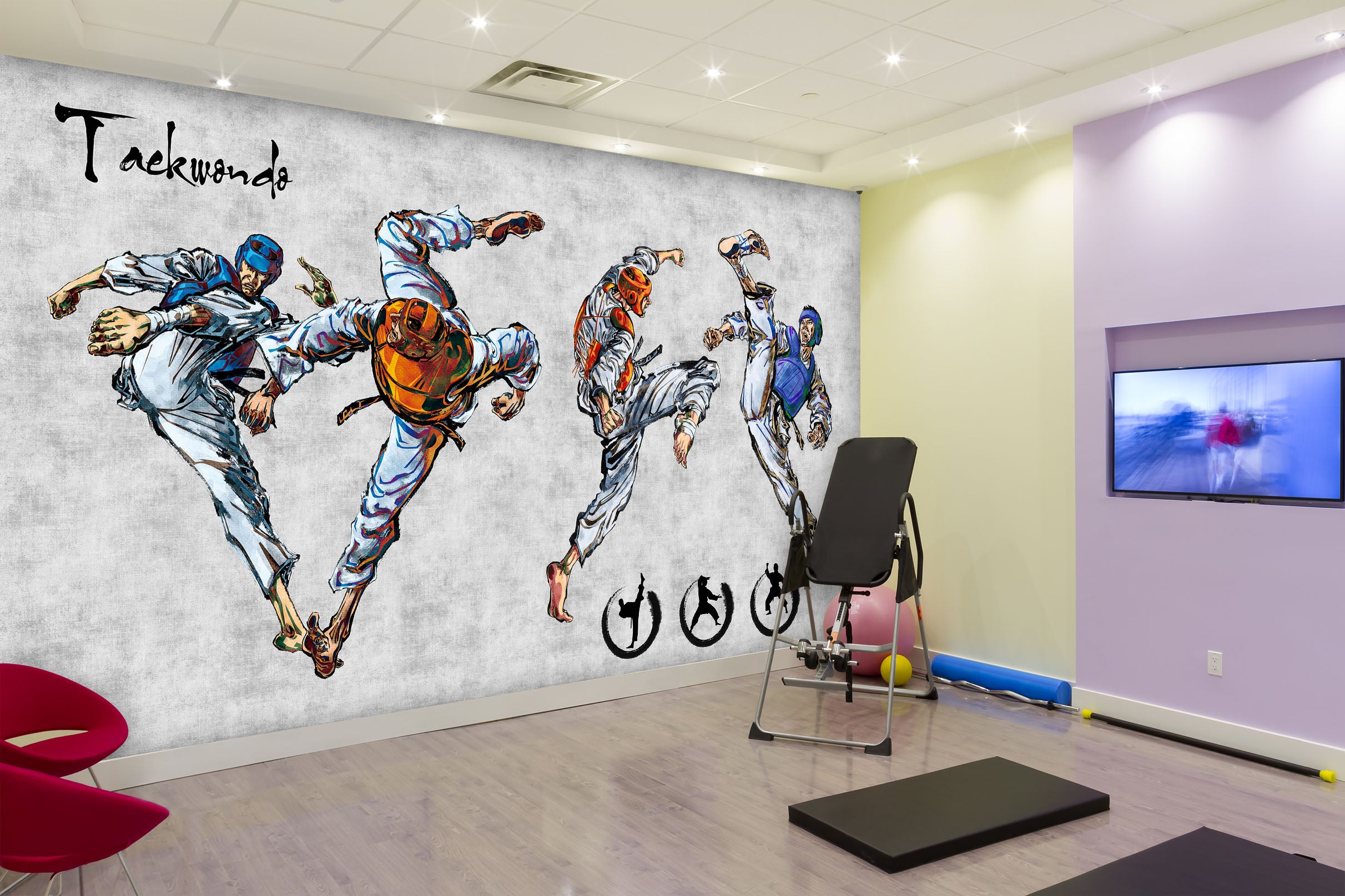 3D Martial Arts Competition 036 Wall Murals