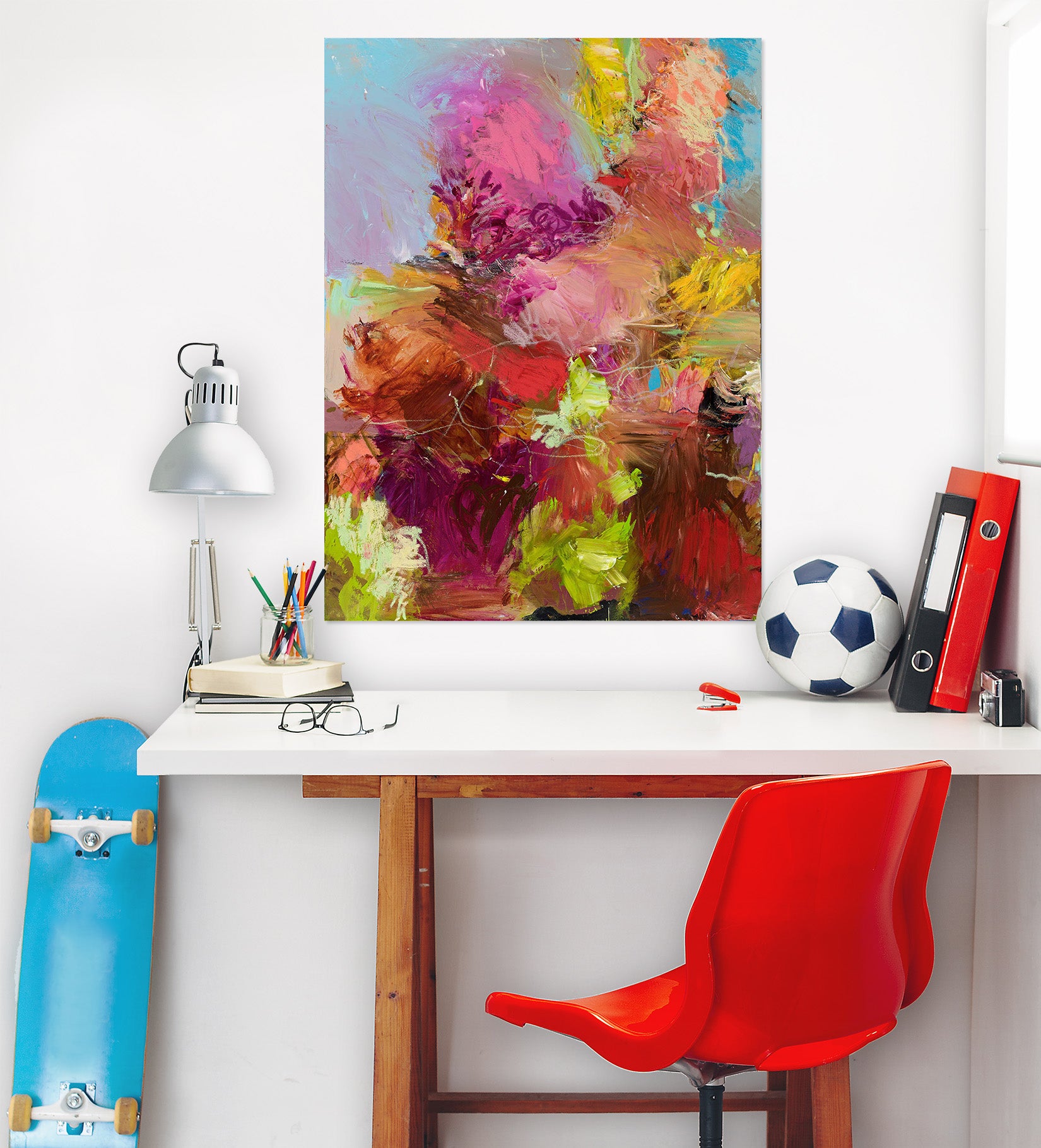 3D Color Smoke 031 Allan P. Friedlander Wall Sticker