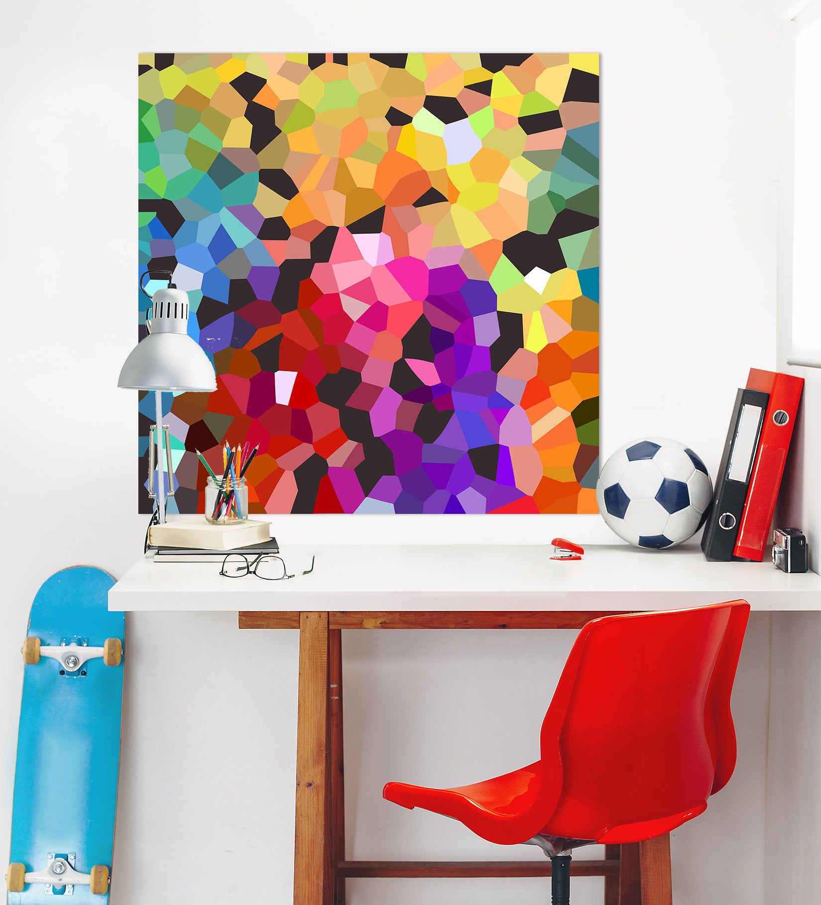 3D Colorful Light 003 Shandra Smith Wall Sticker
