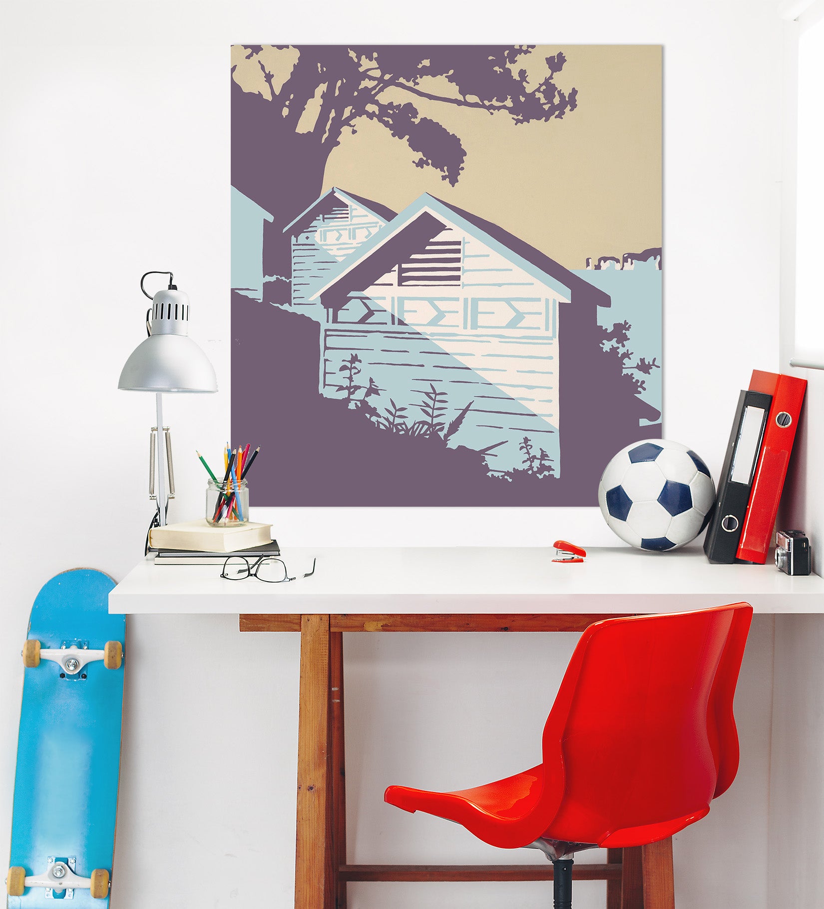 3D Canford Cliffs 020 Steve Read Wall Sticker