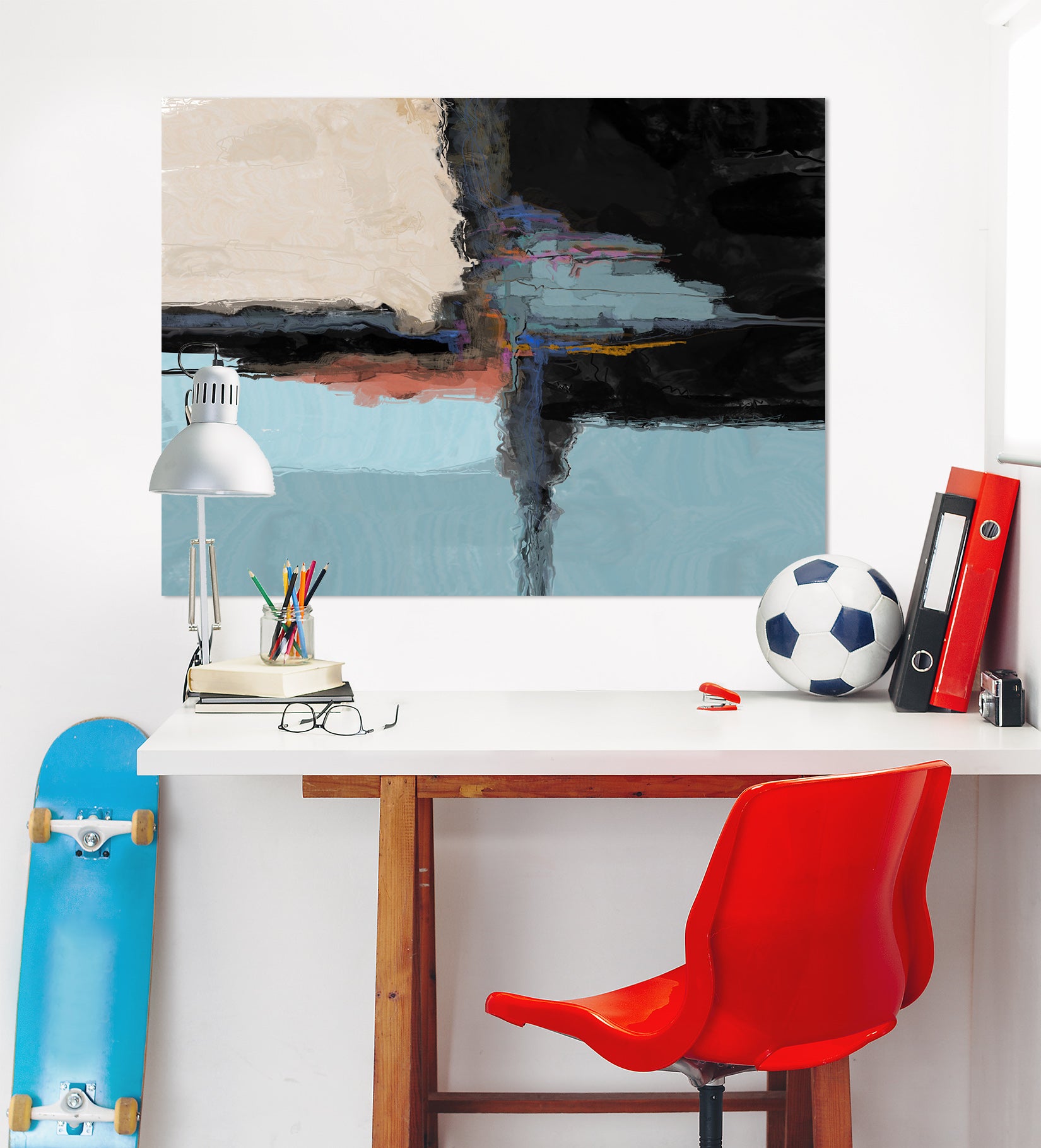 3D Scribble 001 Michael Tienhaara Wall Sticker