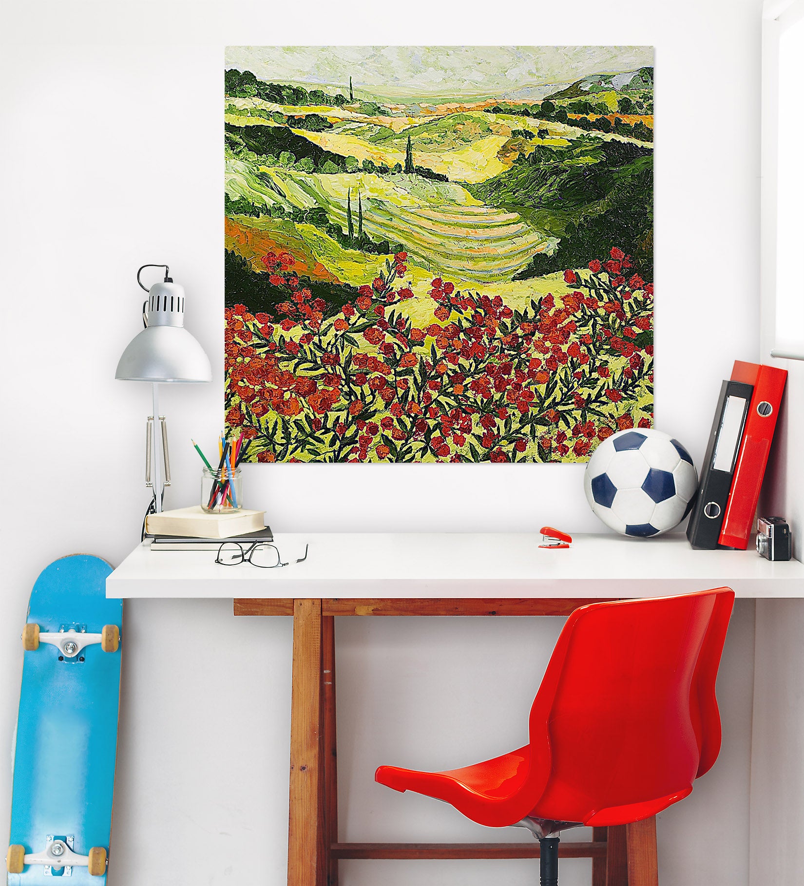 3D Garden Field 123 Allan P. Friedlander Wall Sticker