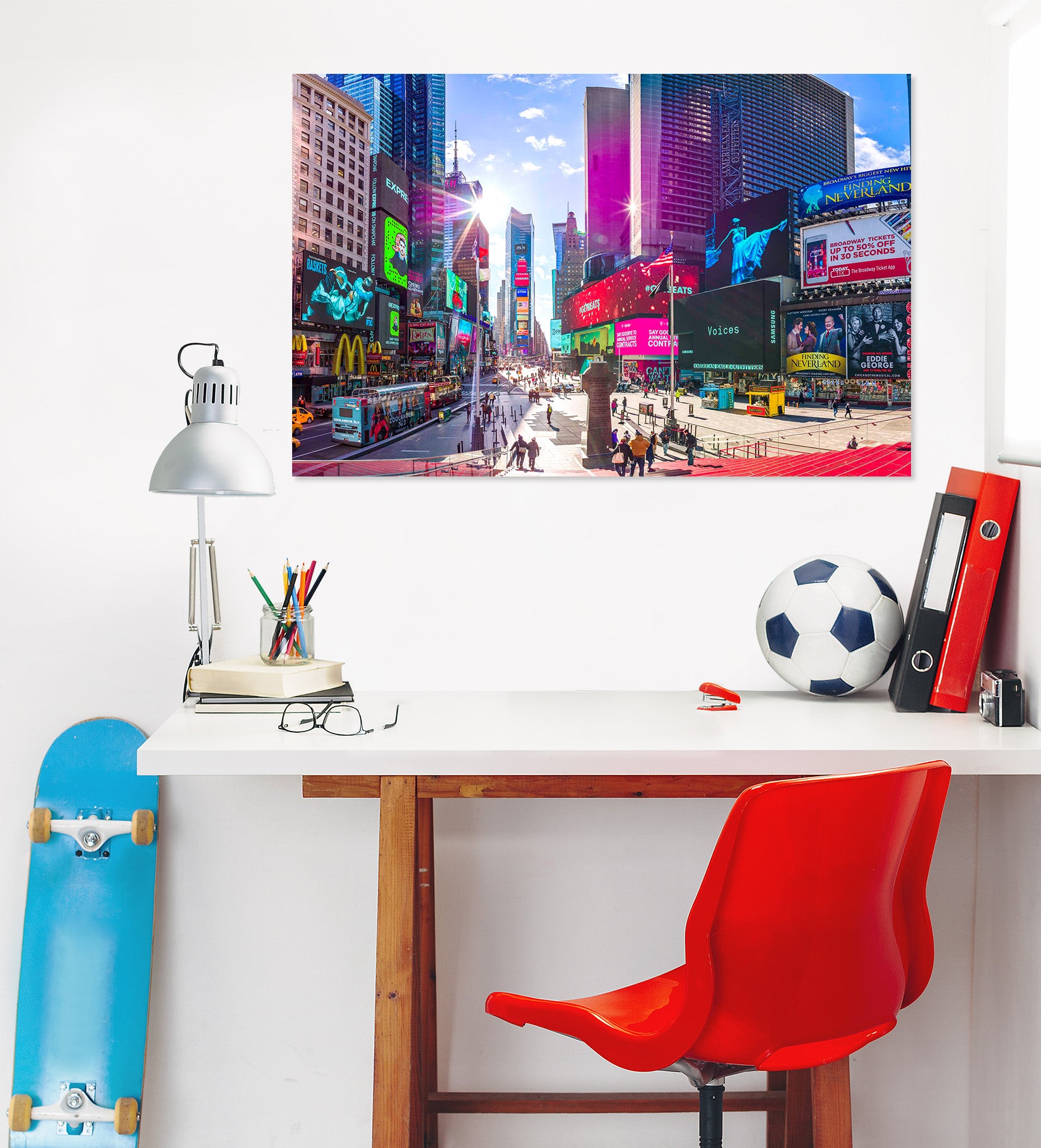 3D Colorful City 022 Assaf Frank Wall Sticker