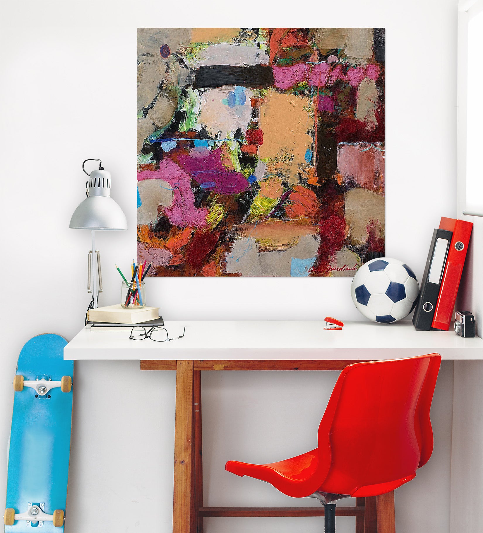 3D Color Graffiti 147 Allan P. Friedlander Wall Sticker