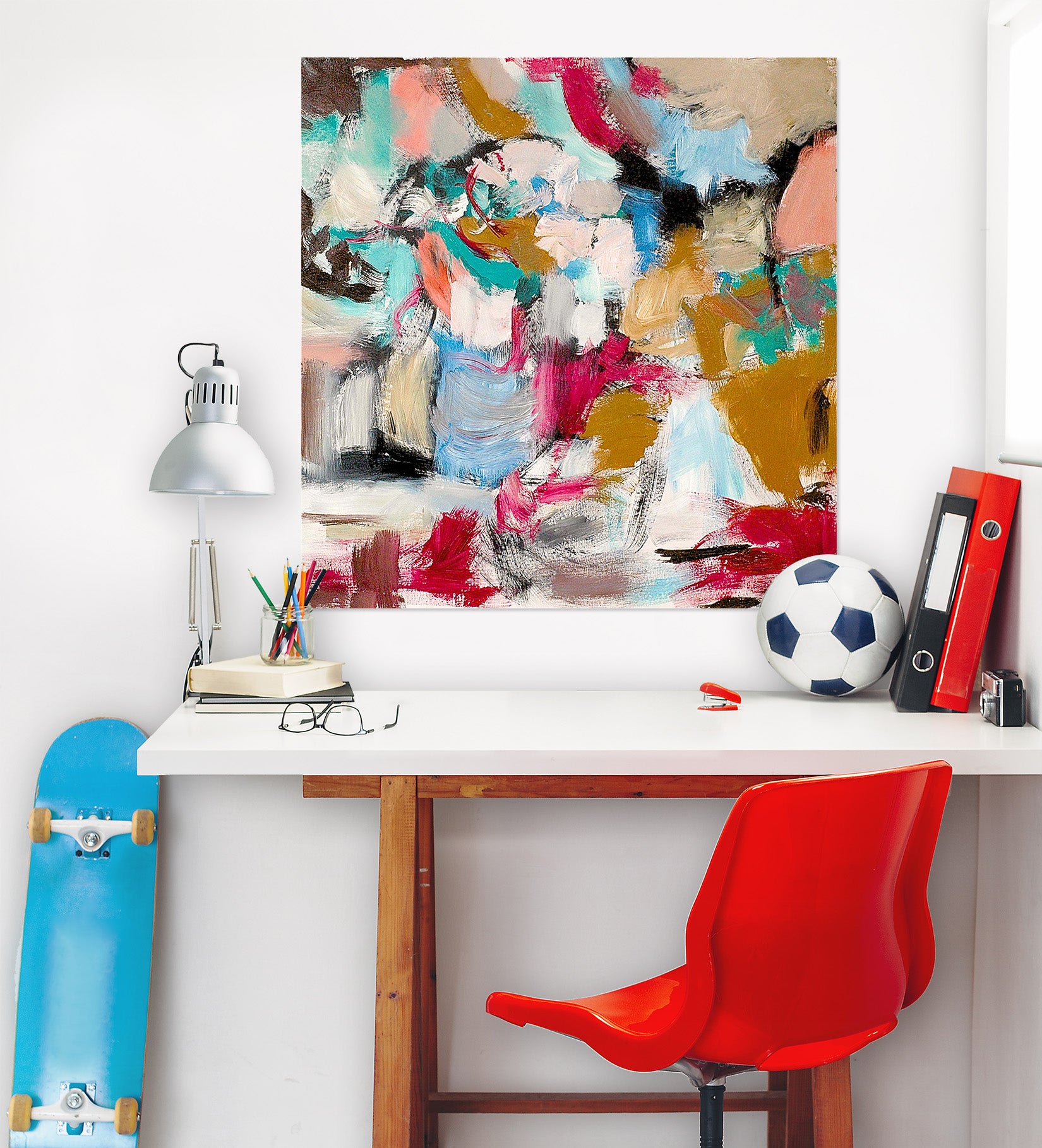 3D Color Graffiti 023 Allan P. Friedlander Wall Sticker