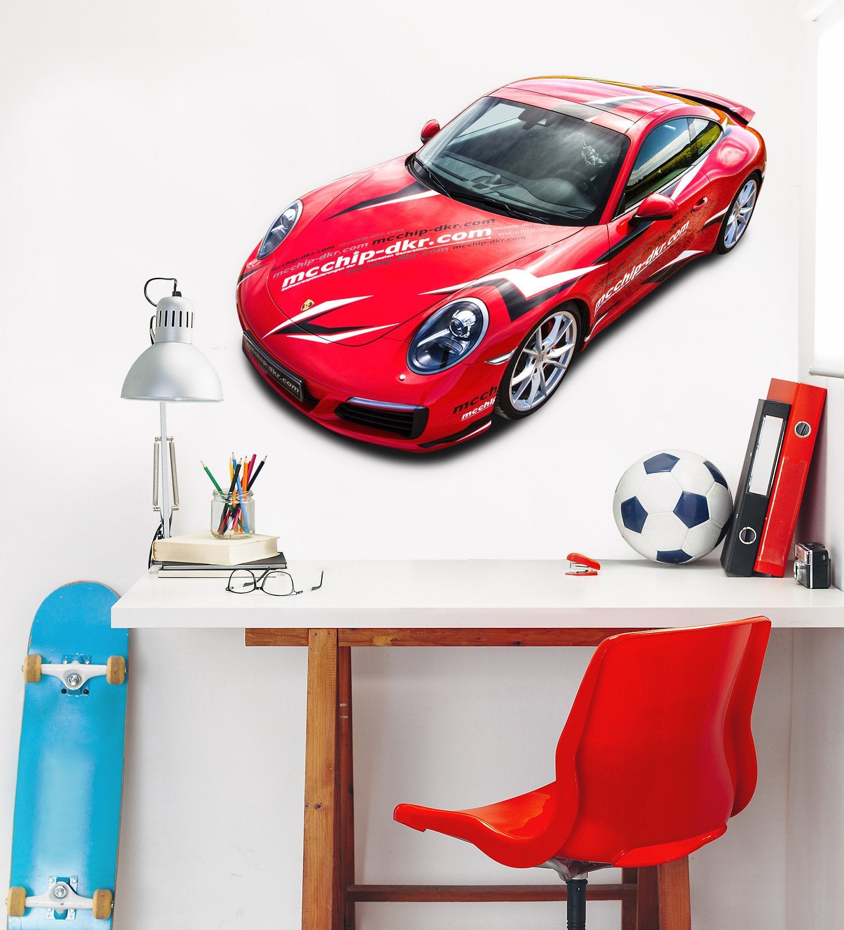 3D Sport Car Red 0272 Vehicles Wallpaper AJ Wallpaper 