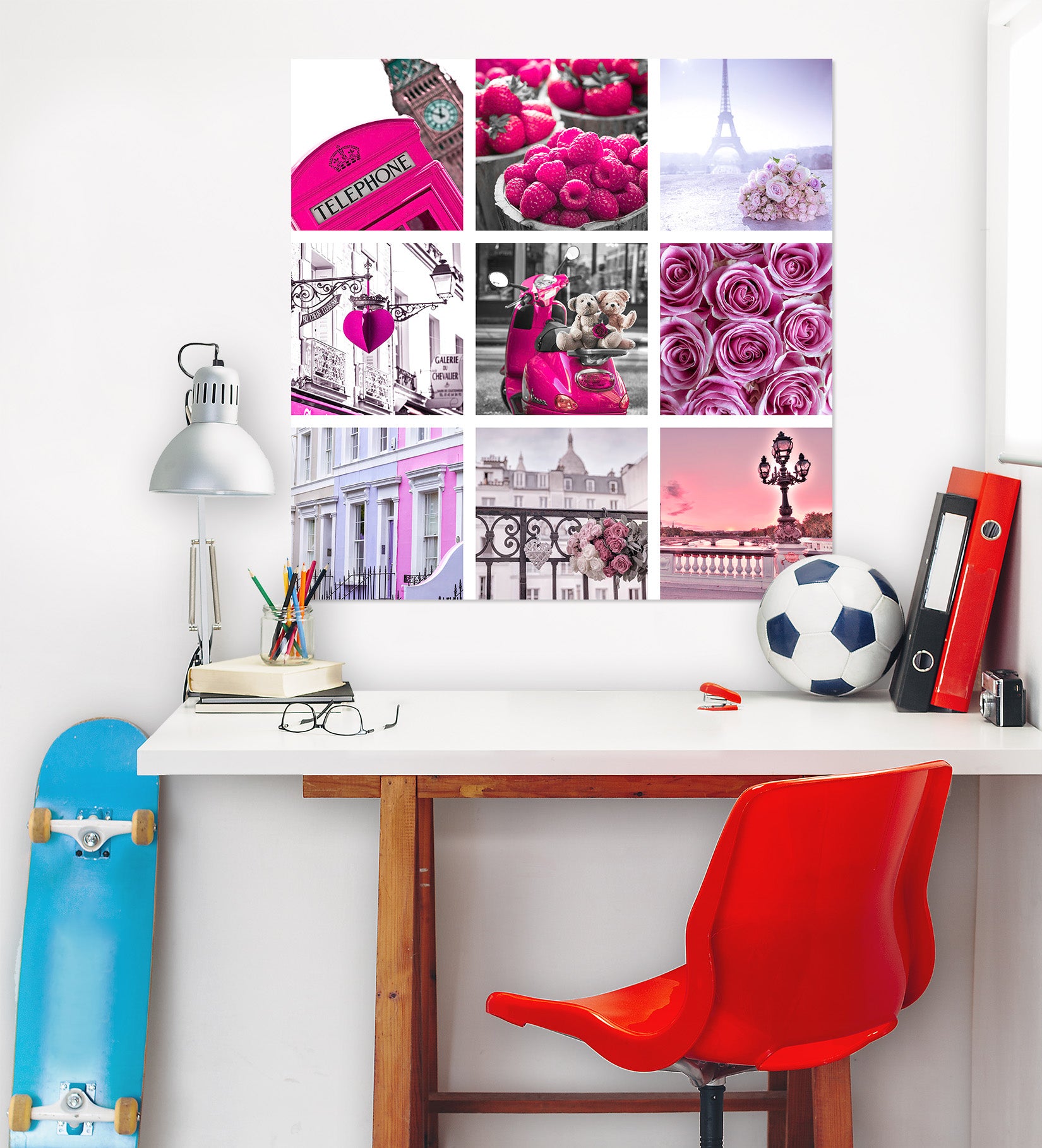 3D Pink Items 043 Assaf Frank Wall Sticker