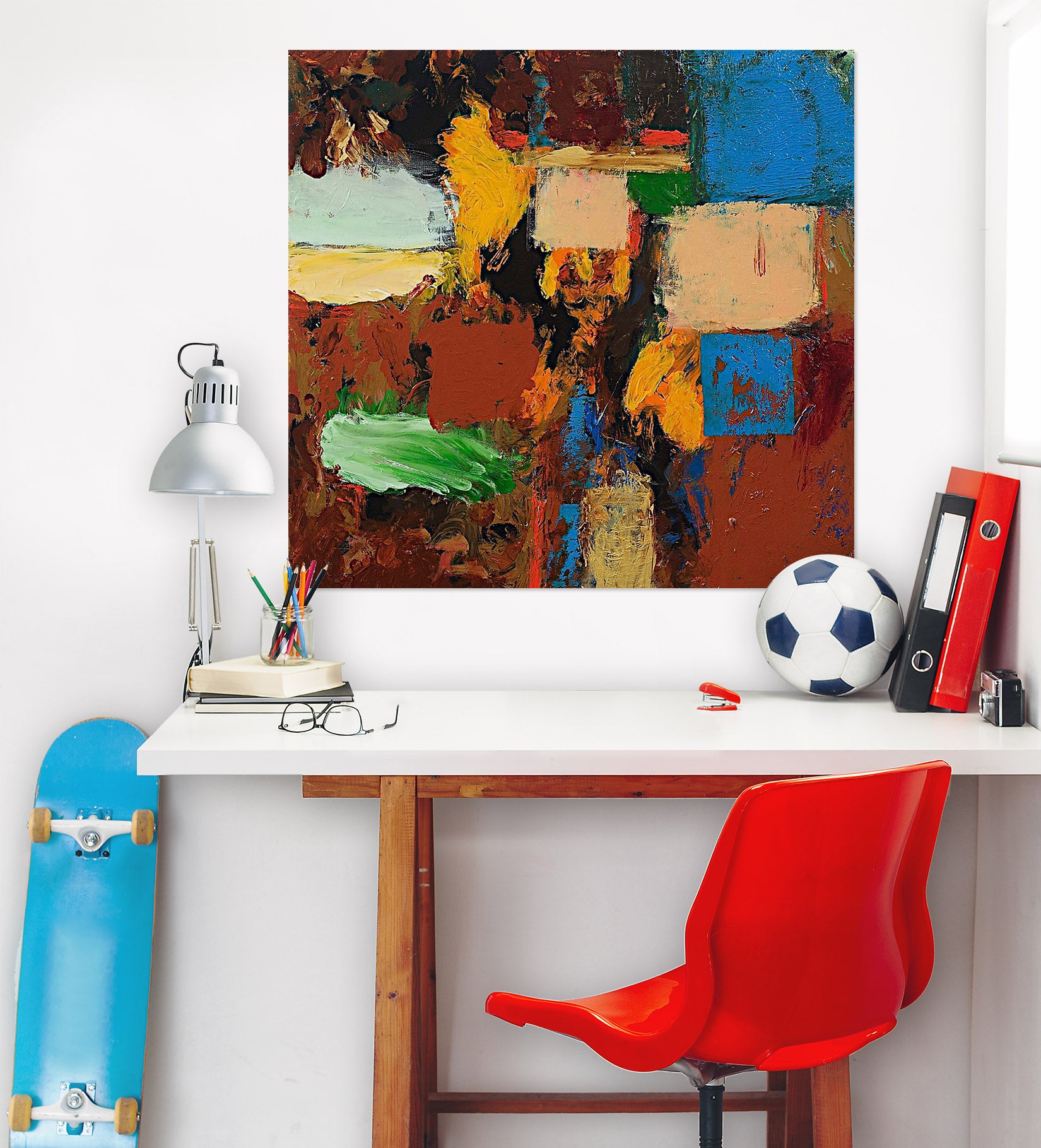 3D Color Graffiti 006 Allan P. Friedlander Wall Sticker