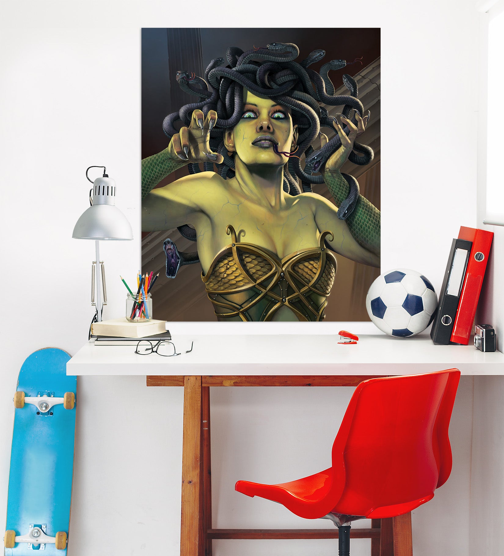 3D Medusa 051 Vincent Hie Wall Sticker