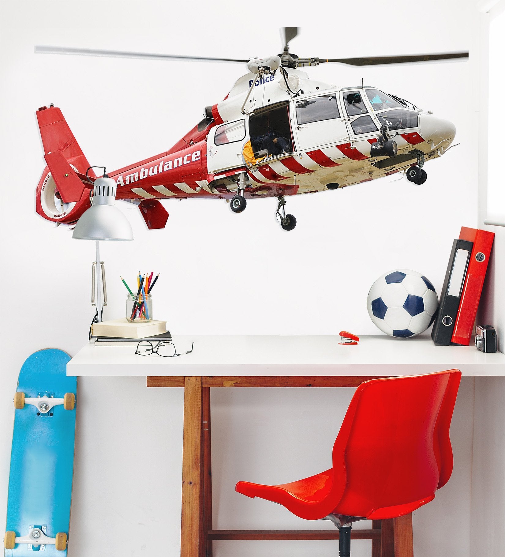 3D Red Helicopter 134 Vehicles Wallpaper AJ Wallpaper 