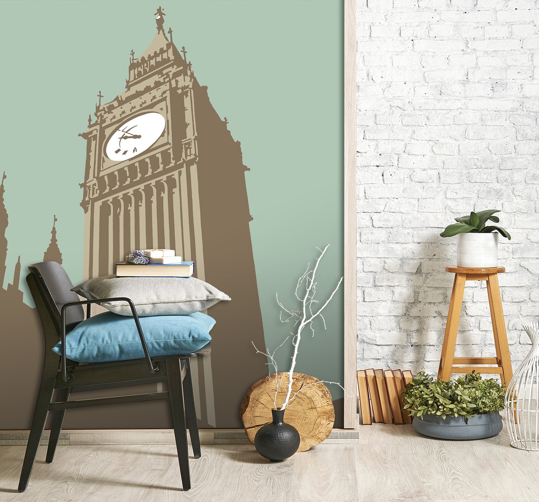 3D Big Ben 1002 Steve Read Wall Mural Wall Murals Wallpaper AJ Wallpaper 